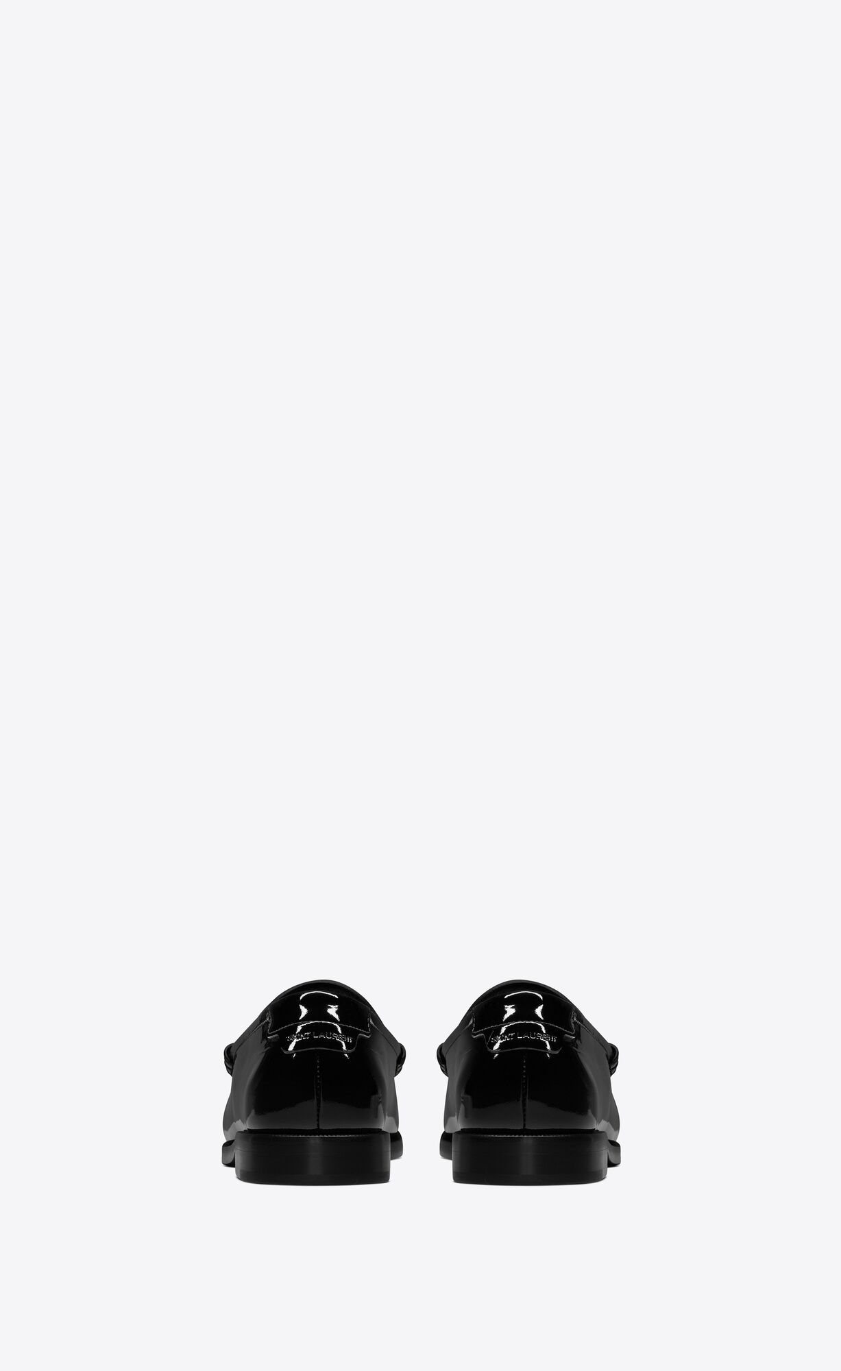 YSL Le Loafer Penny Slippers In Patent Leather Black | MRUVE7695