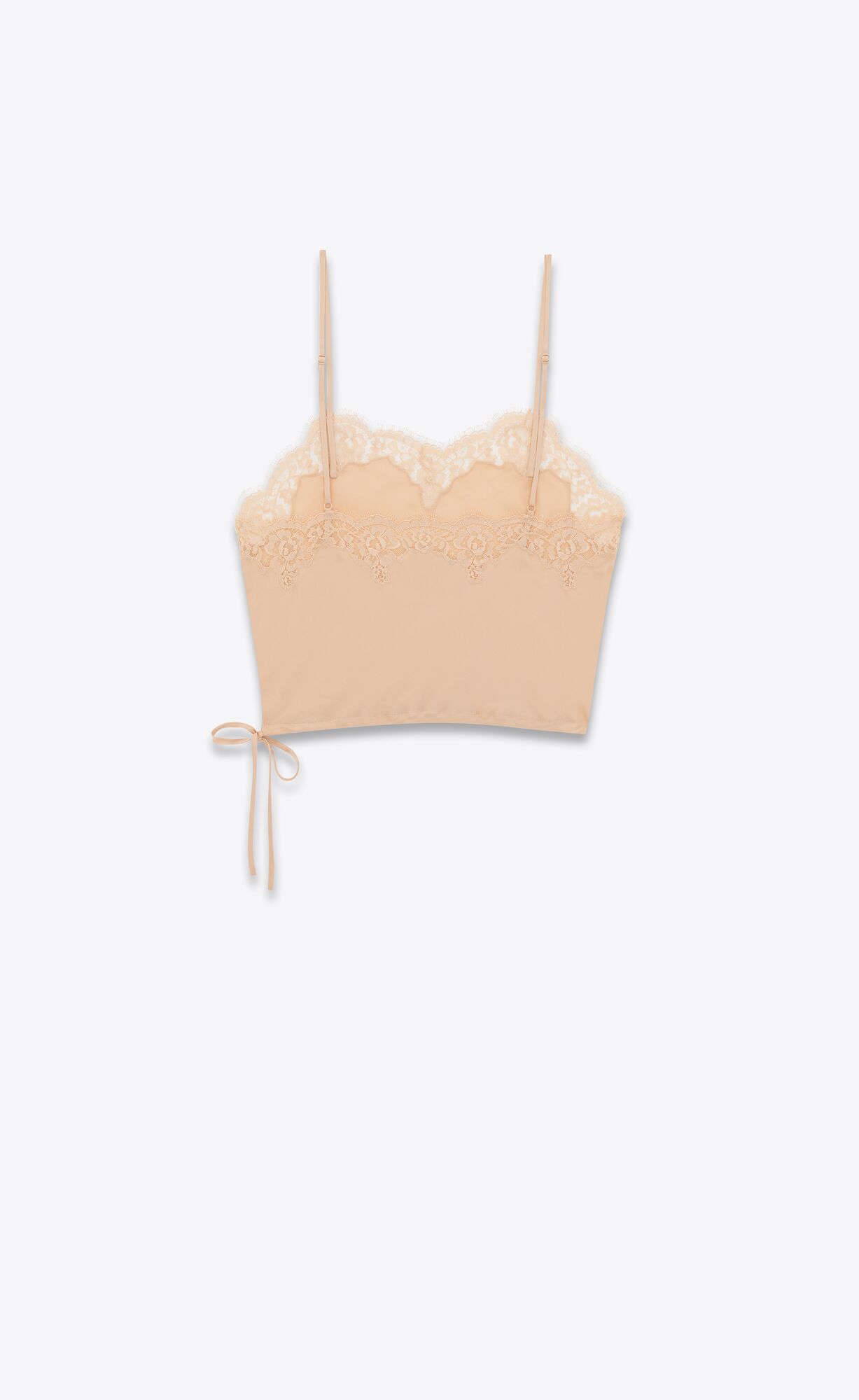 YSL Lingerie Top In Silk Satin Skin | ONVEX4037