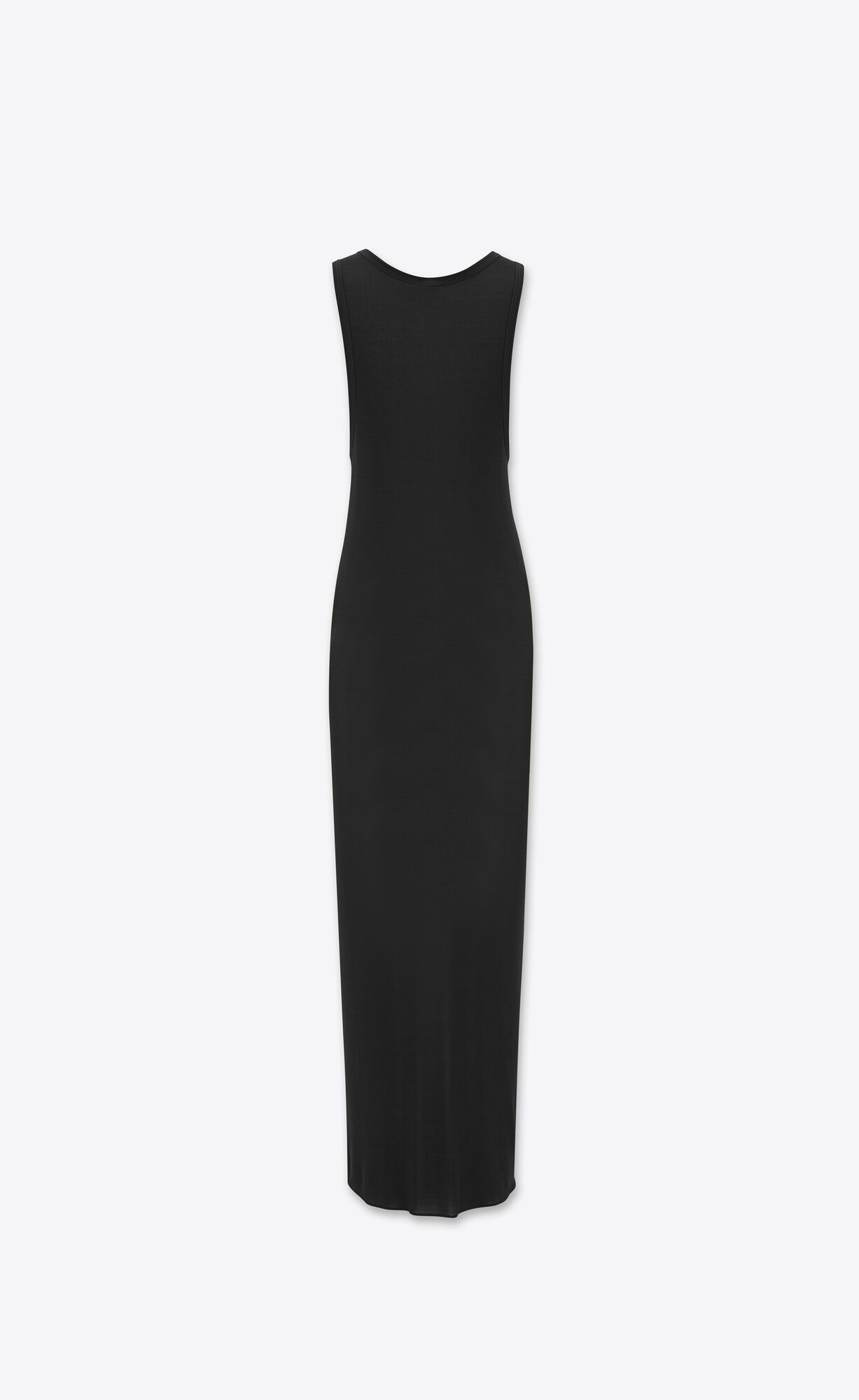 YSL Long Dress In Jersey Black | GXYJK4153