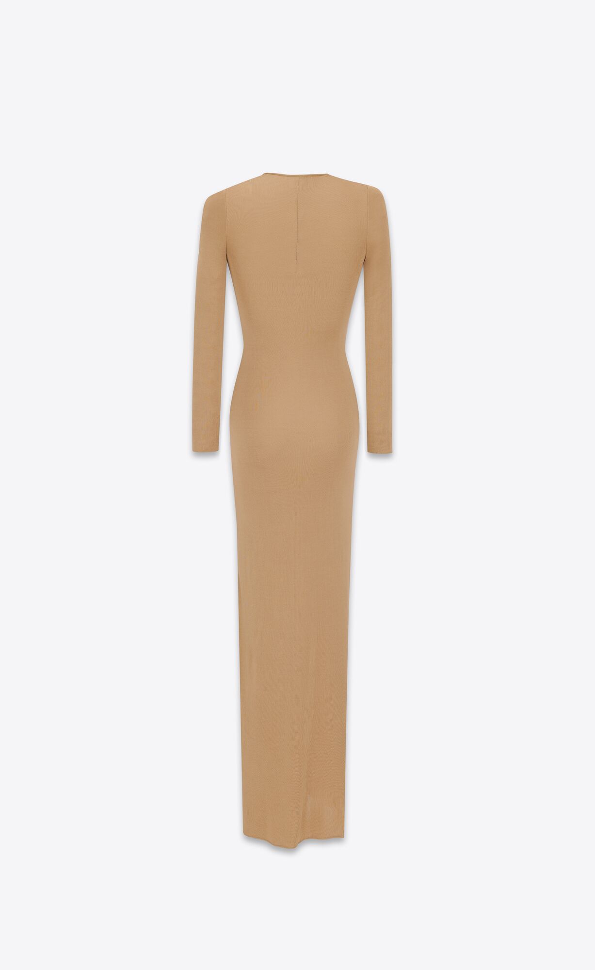 YSL Long Dress In Jersey Naturel | KXGQF1605