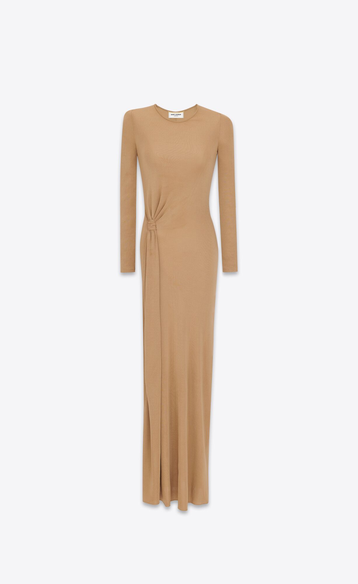 YSL Long Dress In Jersey Naturel | KXGQF1605