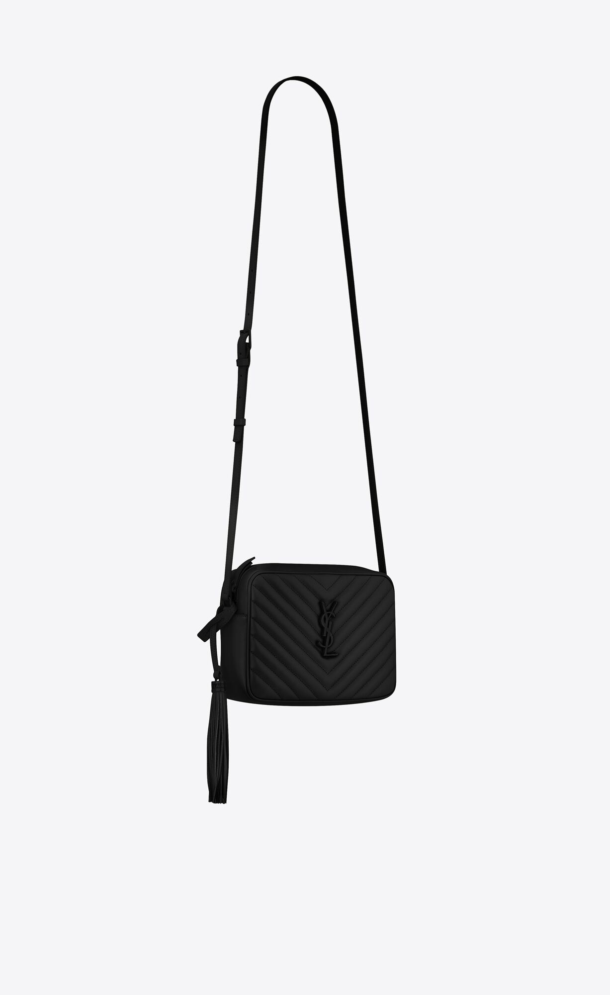 YSL Lou Camera Bag In Quilted Leather Noir | MEWTD2860