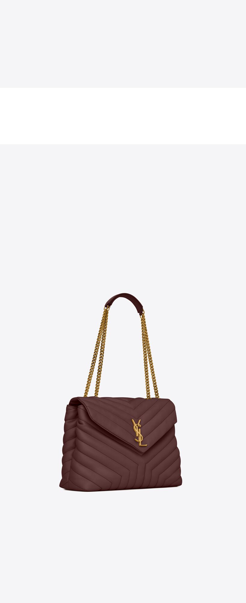 YSL Loulou Medium Chain Bag In Quilted 