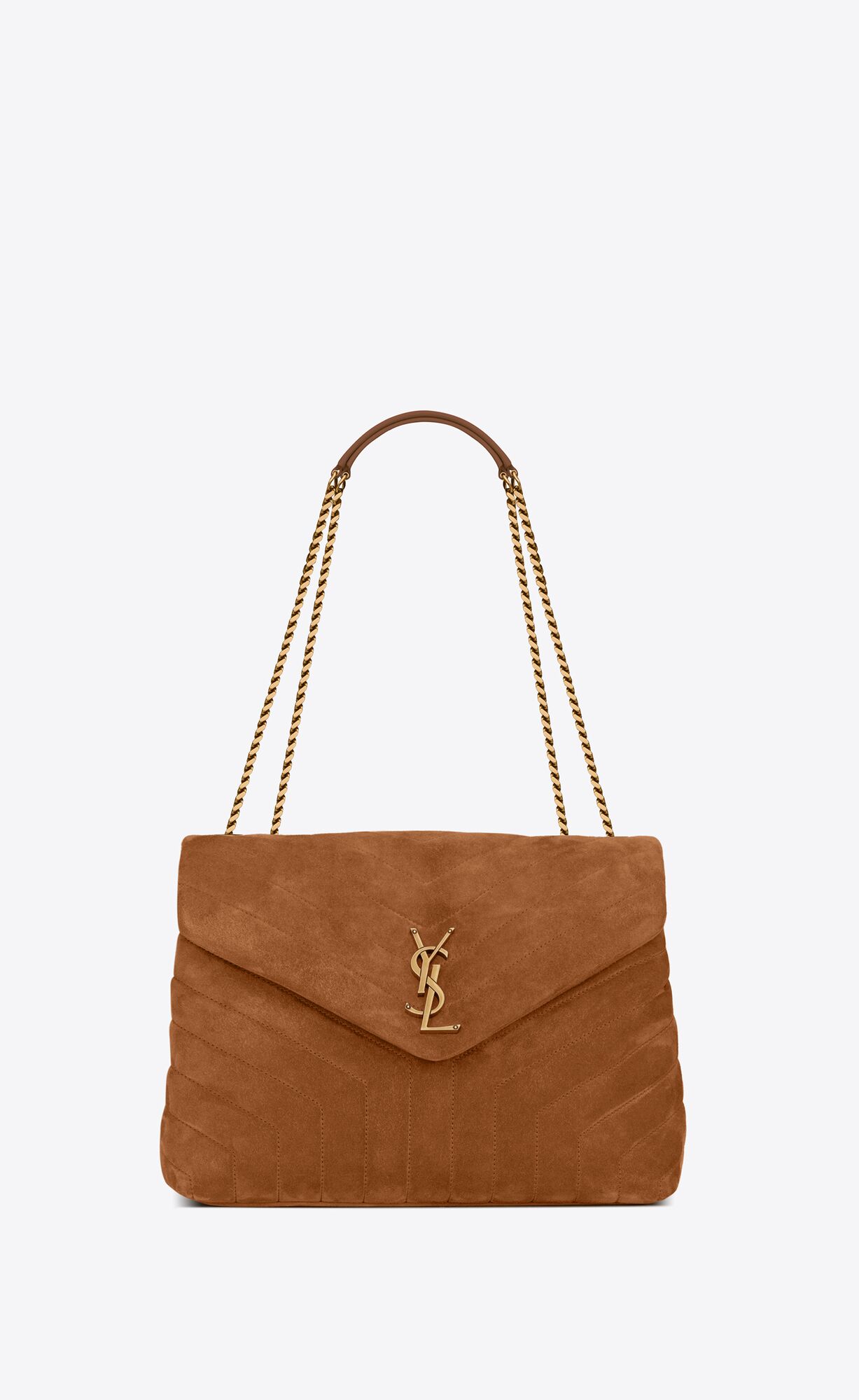 YSL Loulou Medium Chain Bag In \