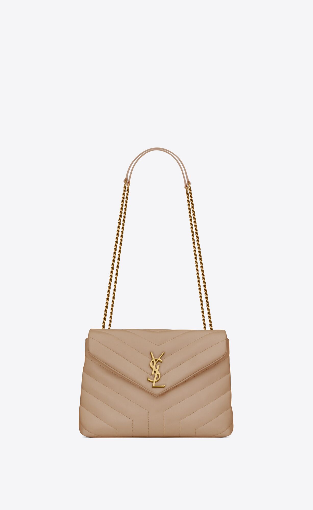 YSL Loulou Small Chain Bag In Quilted \