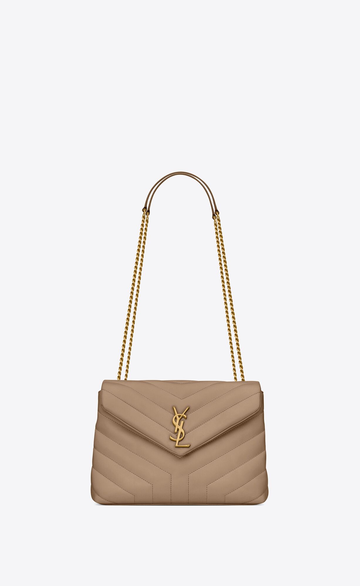 YSL Loulou Small Chain Bag In Quilted \