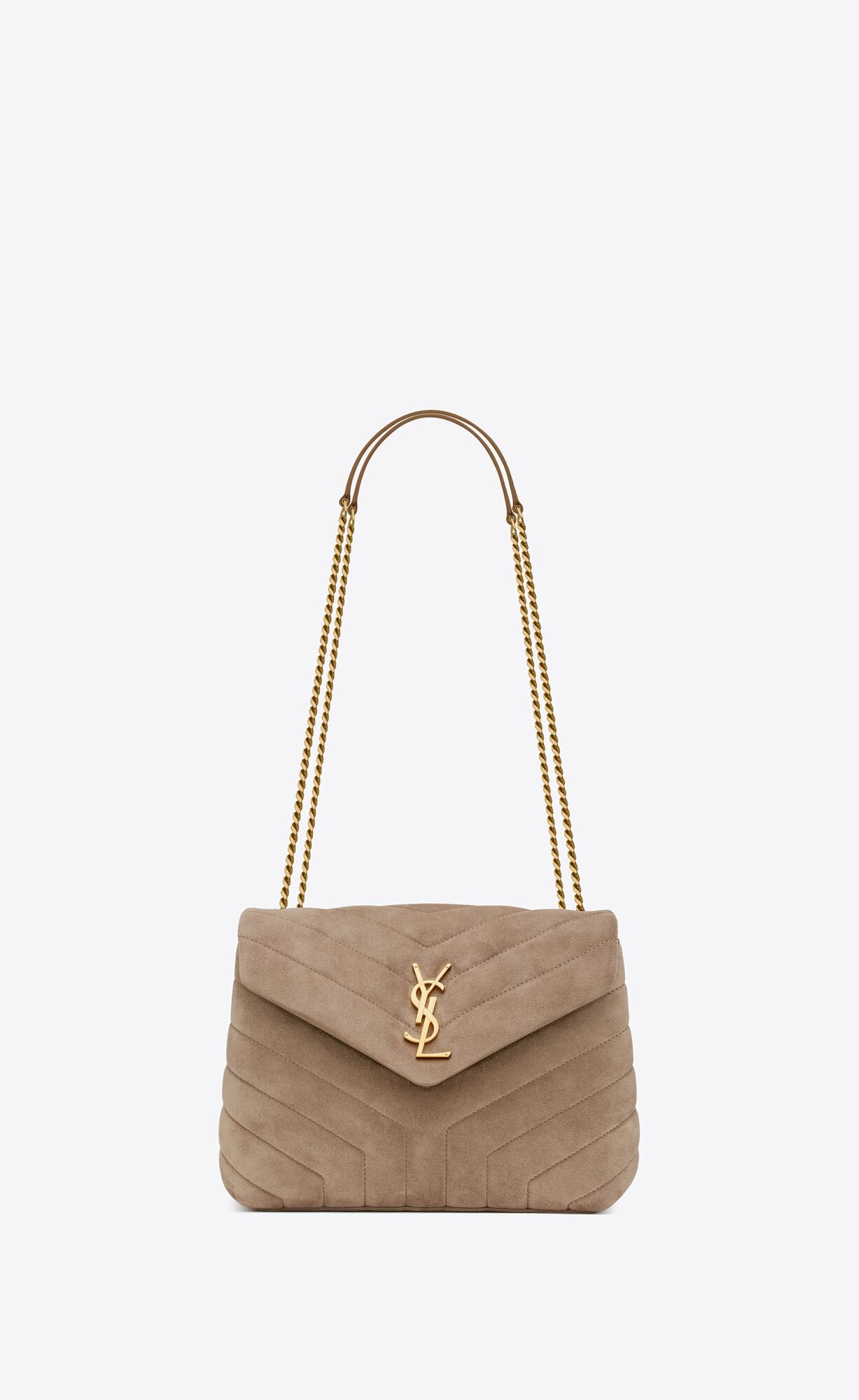 YSL Loulou Small Chain Bag In Quilted \