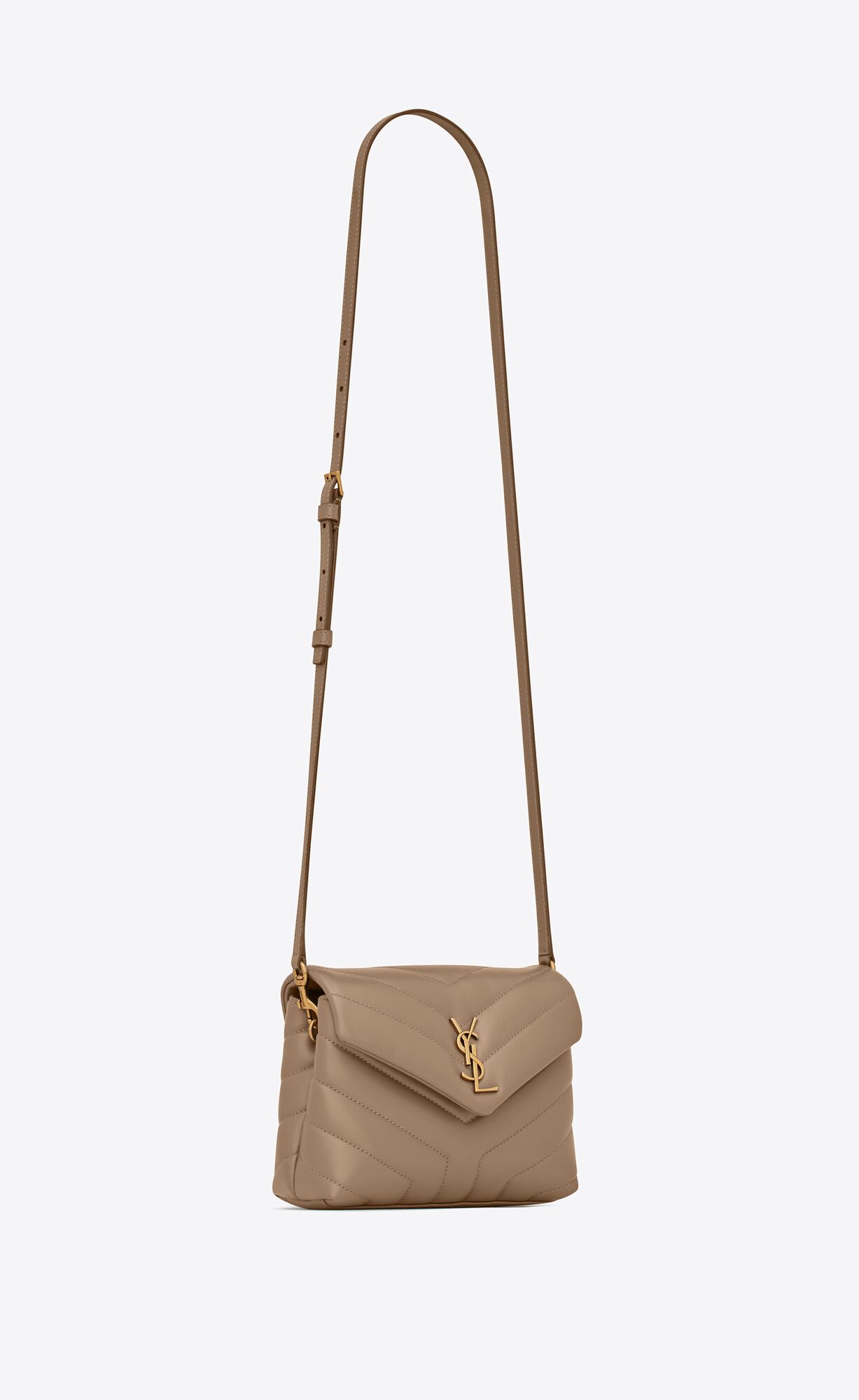 YSL Loulou Toy Strap Bag In Matelassé 