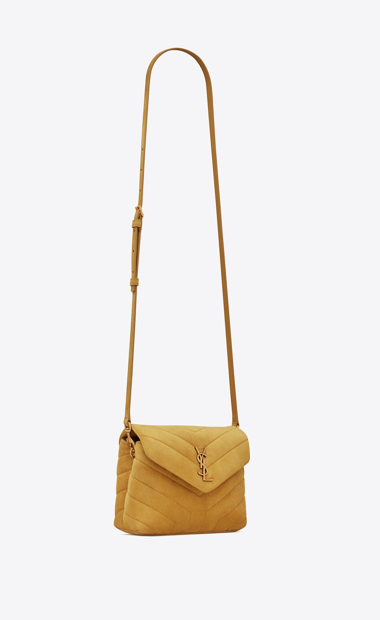 YSL Loulou Toy Strap Bag In Matelassé 