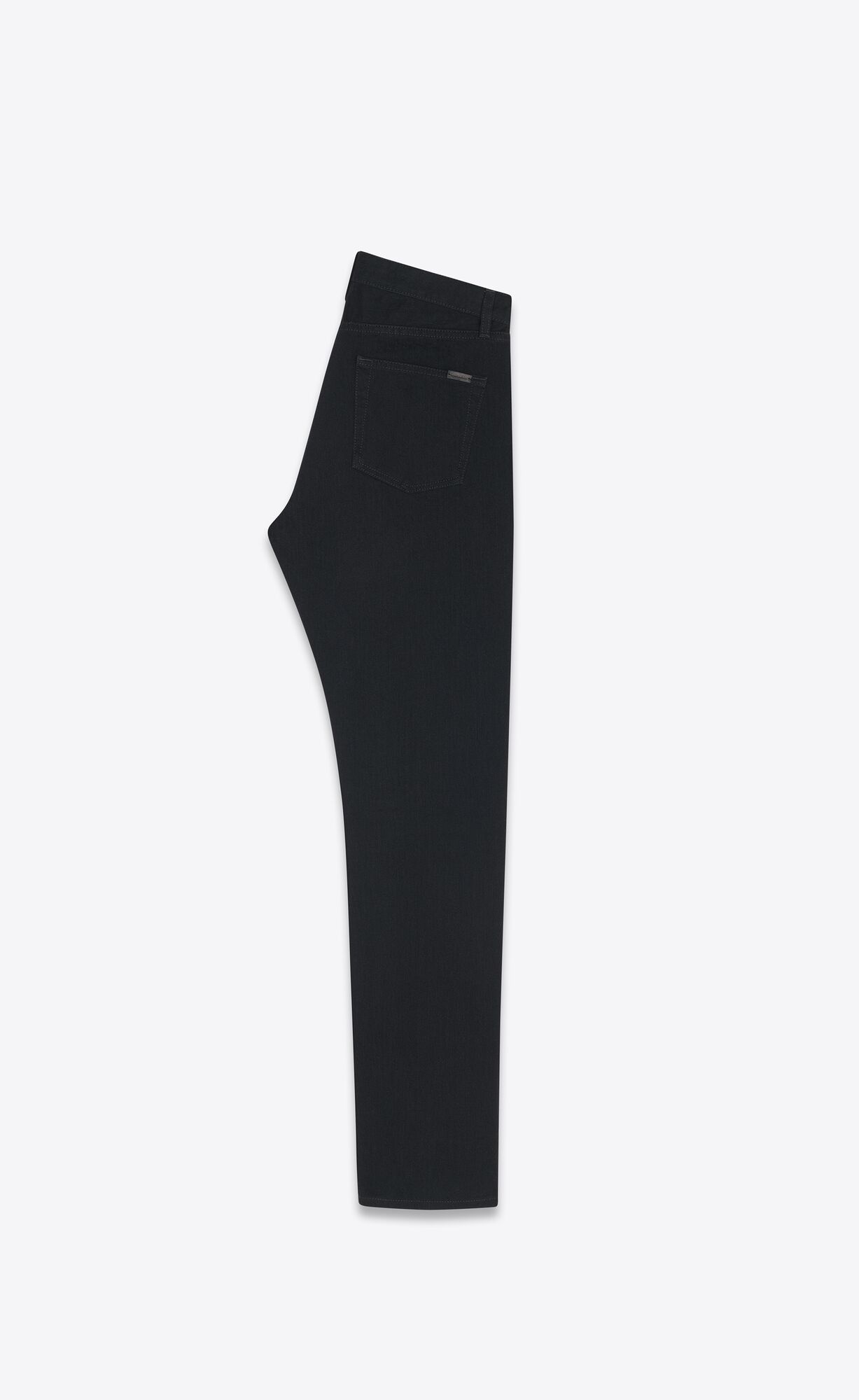 YSL Mid-waist Jeans In Worn Black Denim Worn Black | WBSCP0937