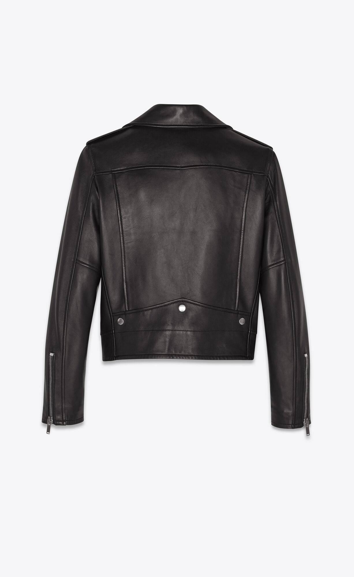 YSL Motorcycle Jacket In Lambskin Black | XTPGA5864