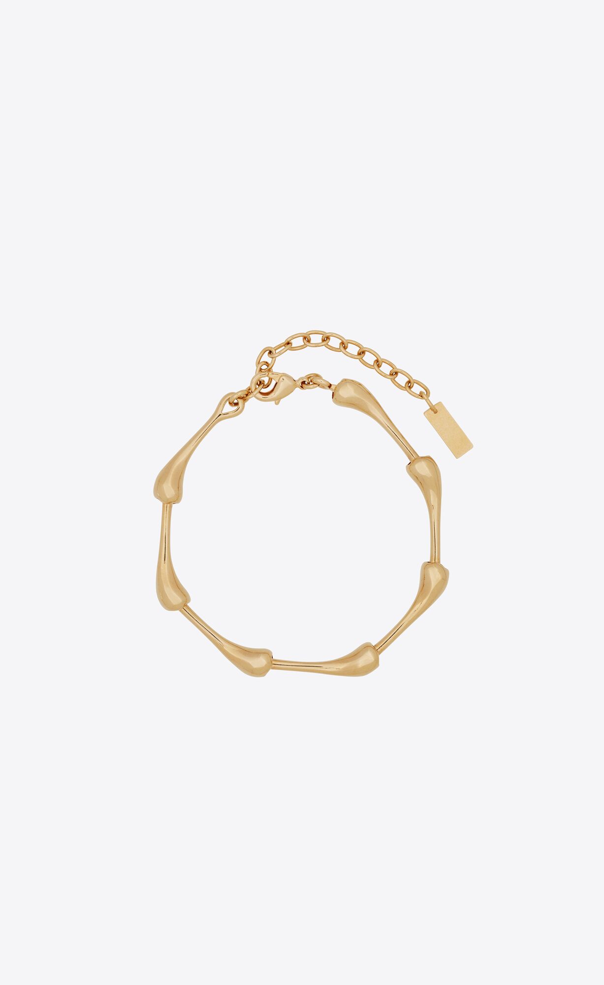 YSL Multi Drop Bracelet In Metal Gold | ISOKW7241