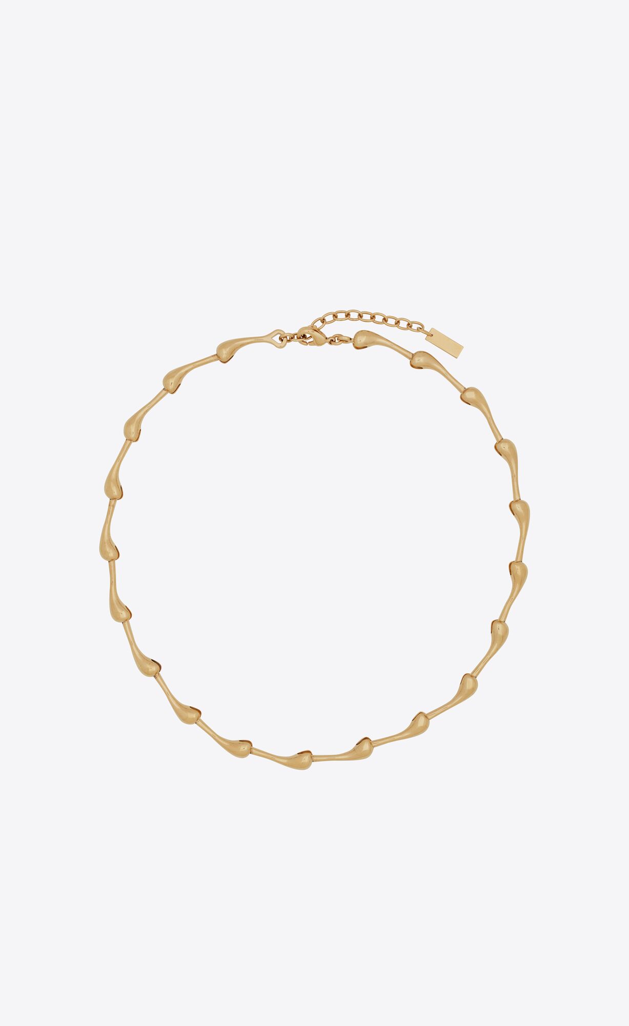 YSL Multiple Drop Short Necklace In Metal Gold | RVKYQ5014