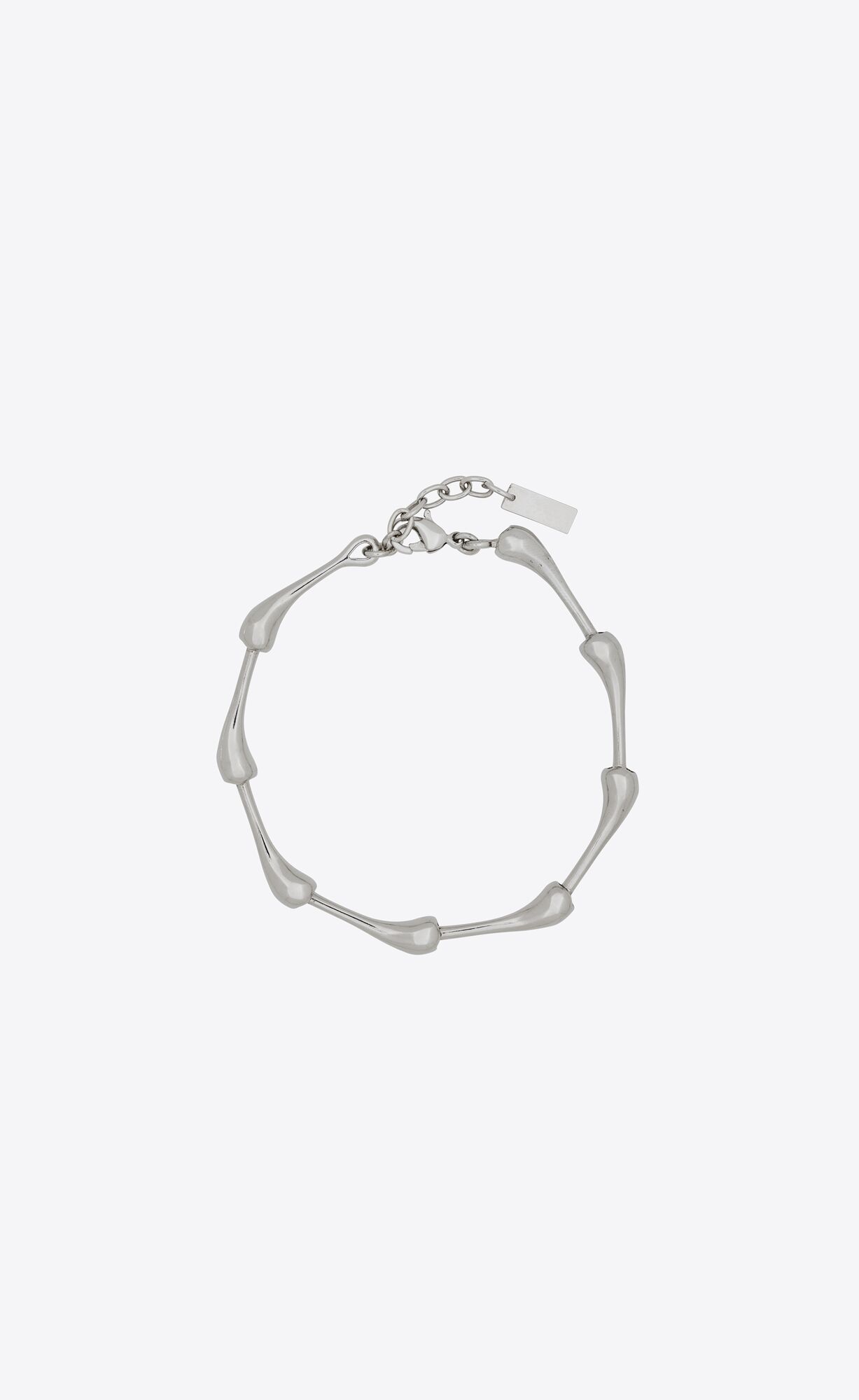 YSL Multiple Large Drop Bracelet In Metal Palladium | HJFOB1389