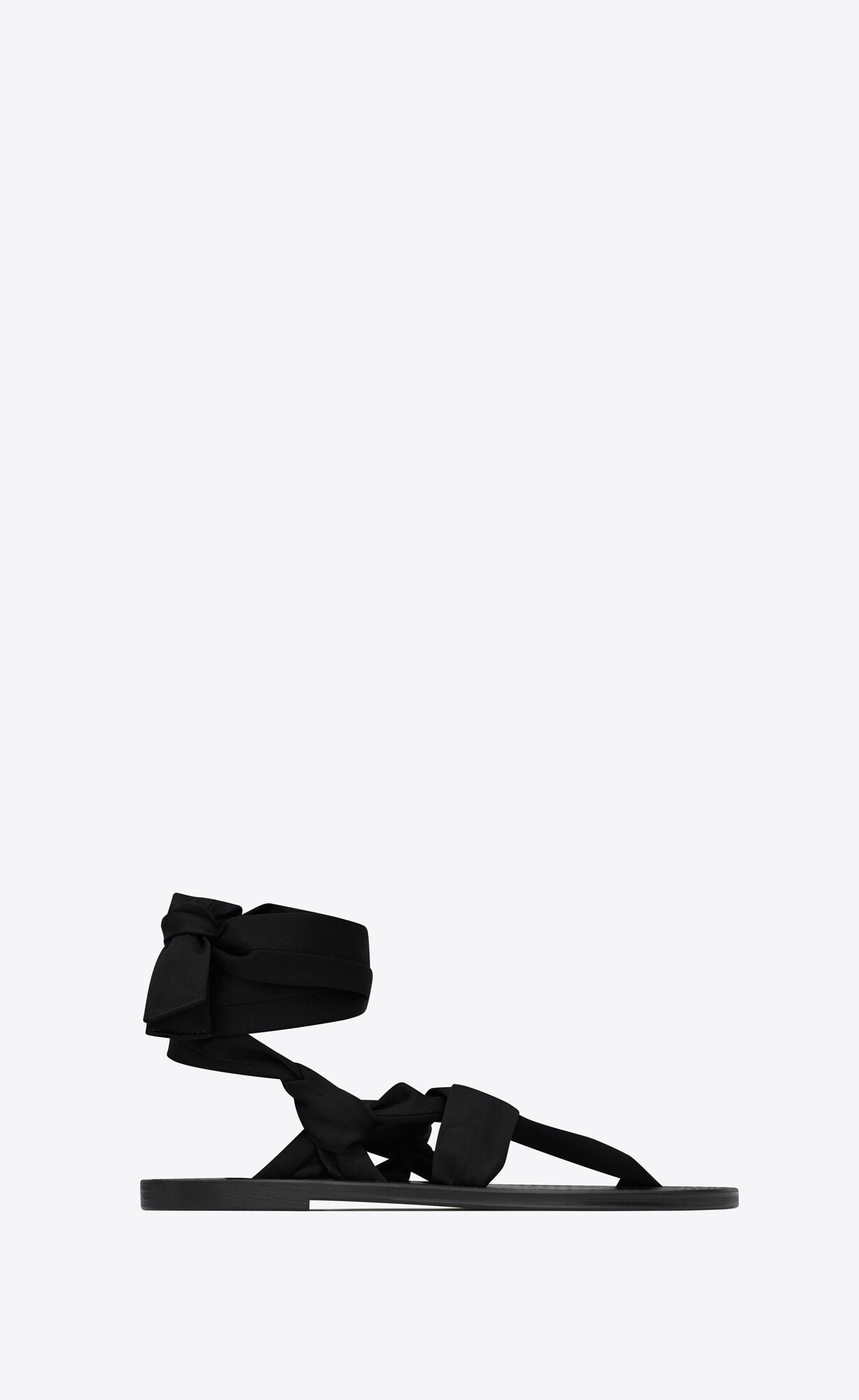 YSL Nolan Sandals In Jersey Black | HSXME9431