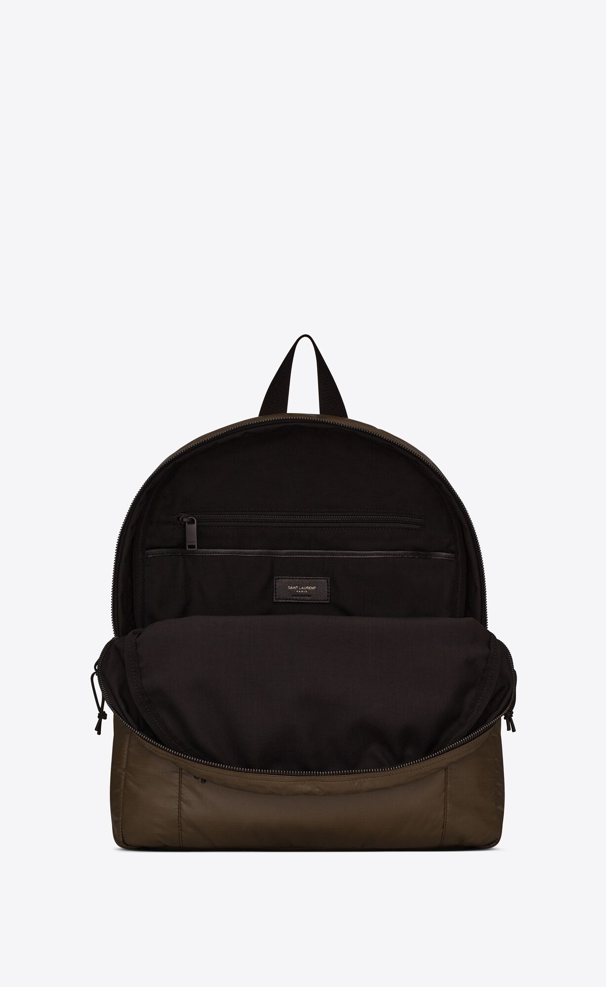 YSL Nuxx Backpack In Nylon Khaki Soldier | GVYWO5690