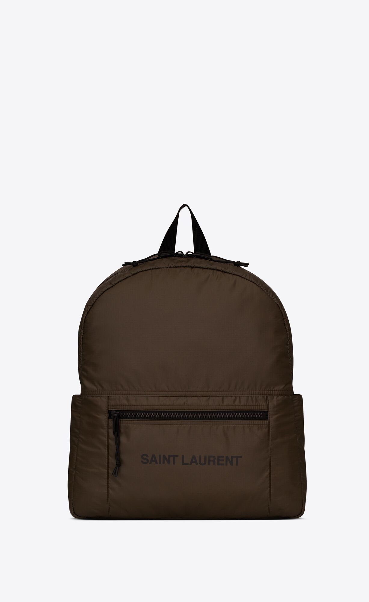 YSL Nuxx Backpack In Nylon Khaki Soldier | GVYWO5690