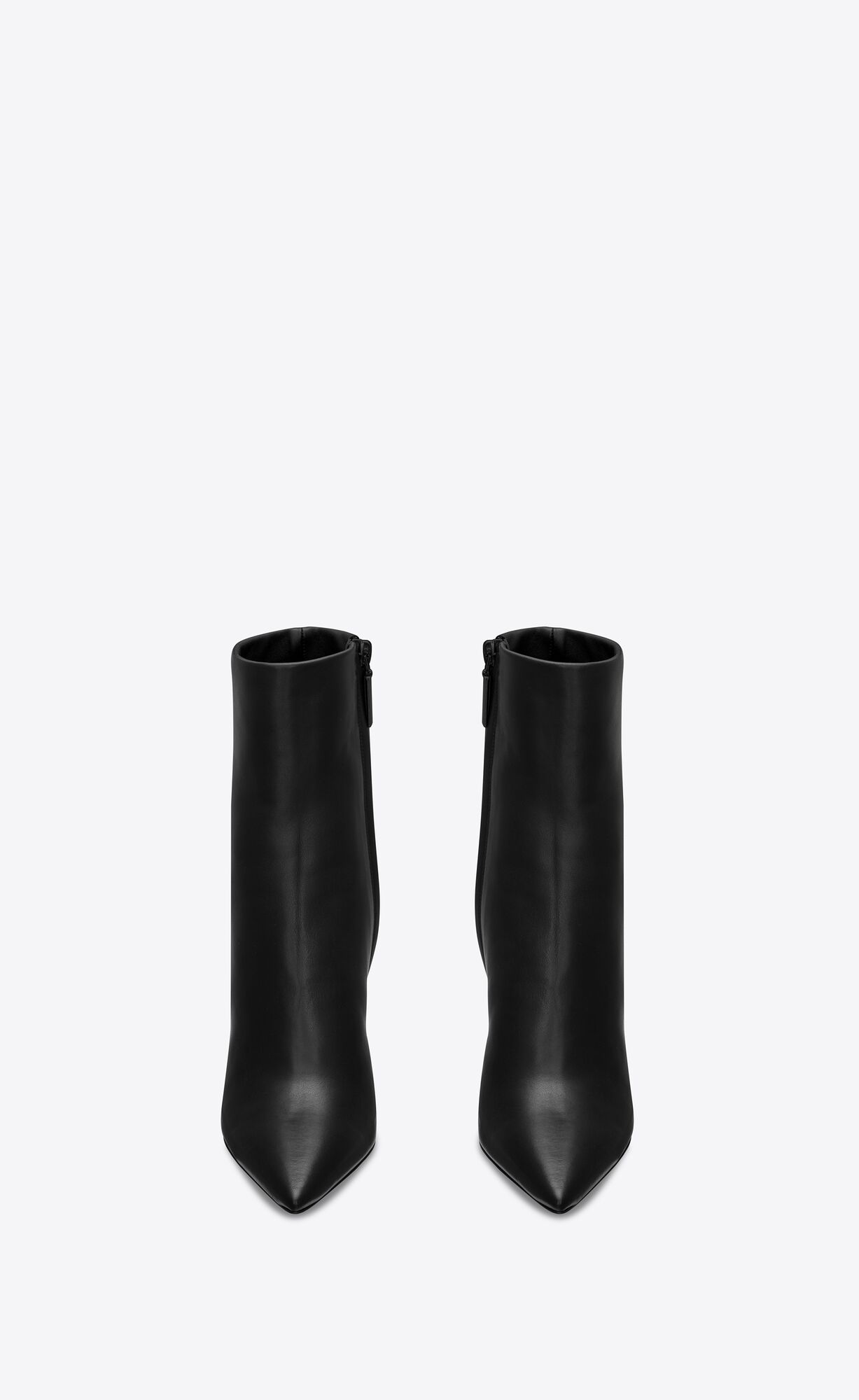 YSL Opyum Booties In Leather Black | ZKAGN9271