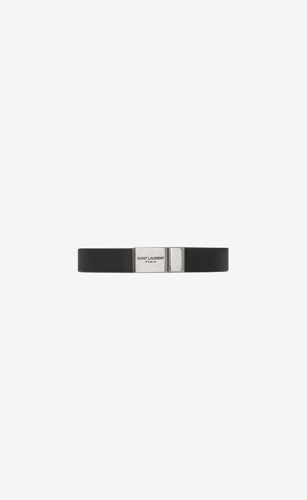 YSL Opyum Bracelet In Leather Black | PWCSU6239