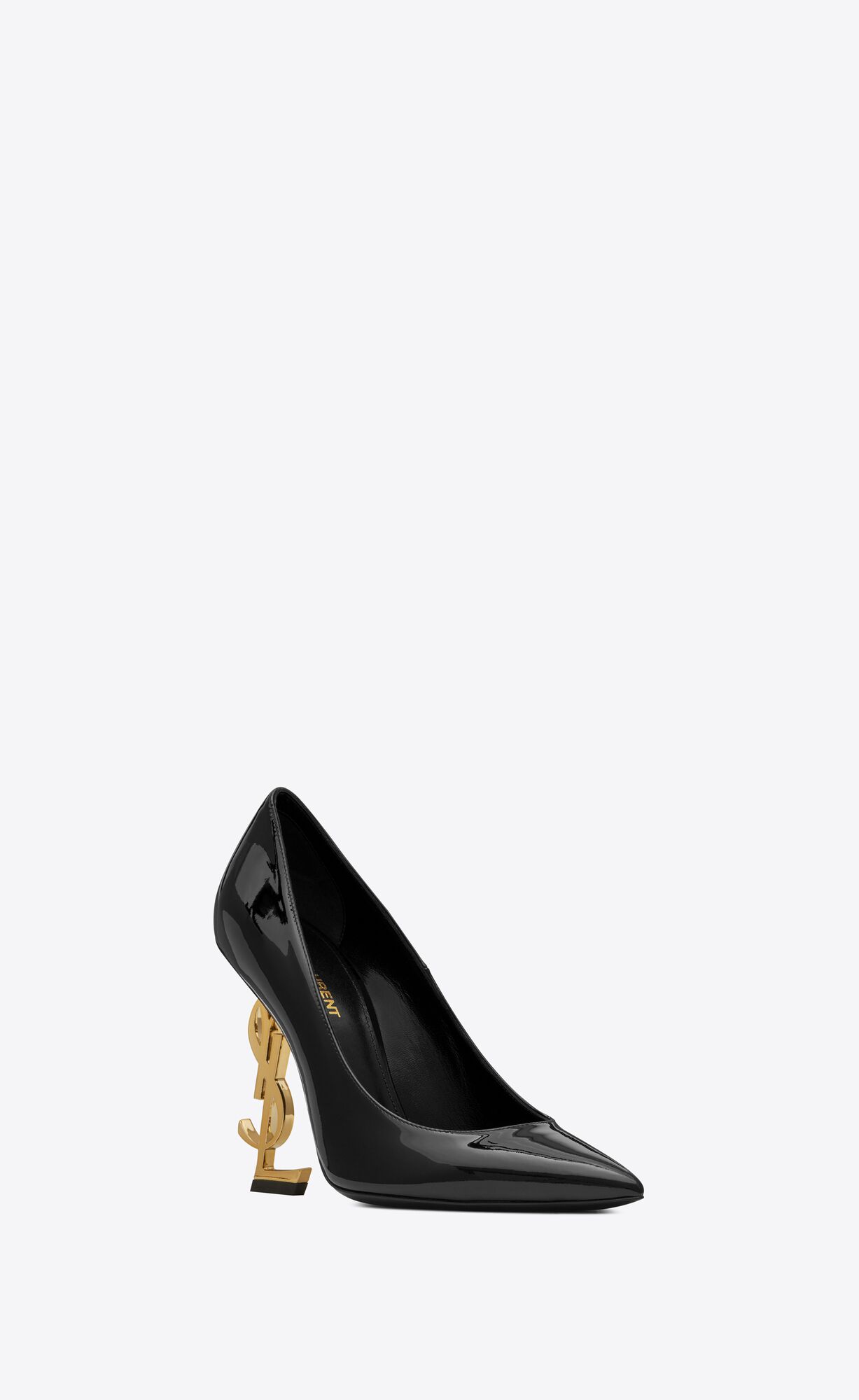 YSL Opyum Pumps In Patent Leather Black | RWVCT0627