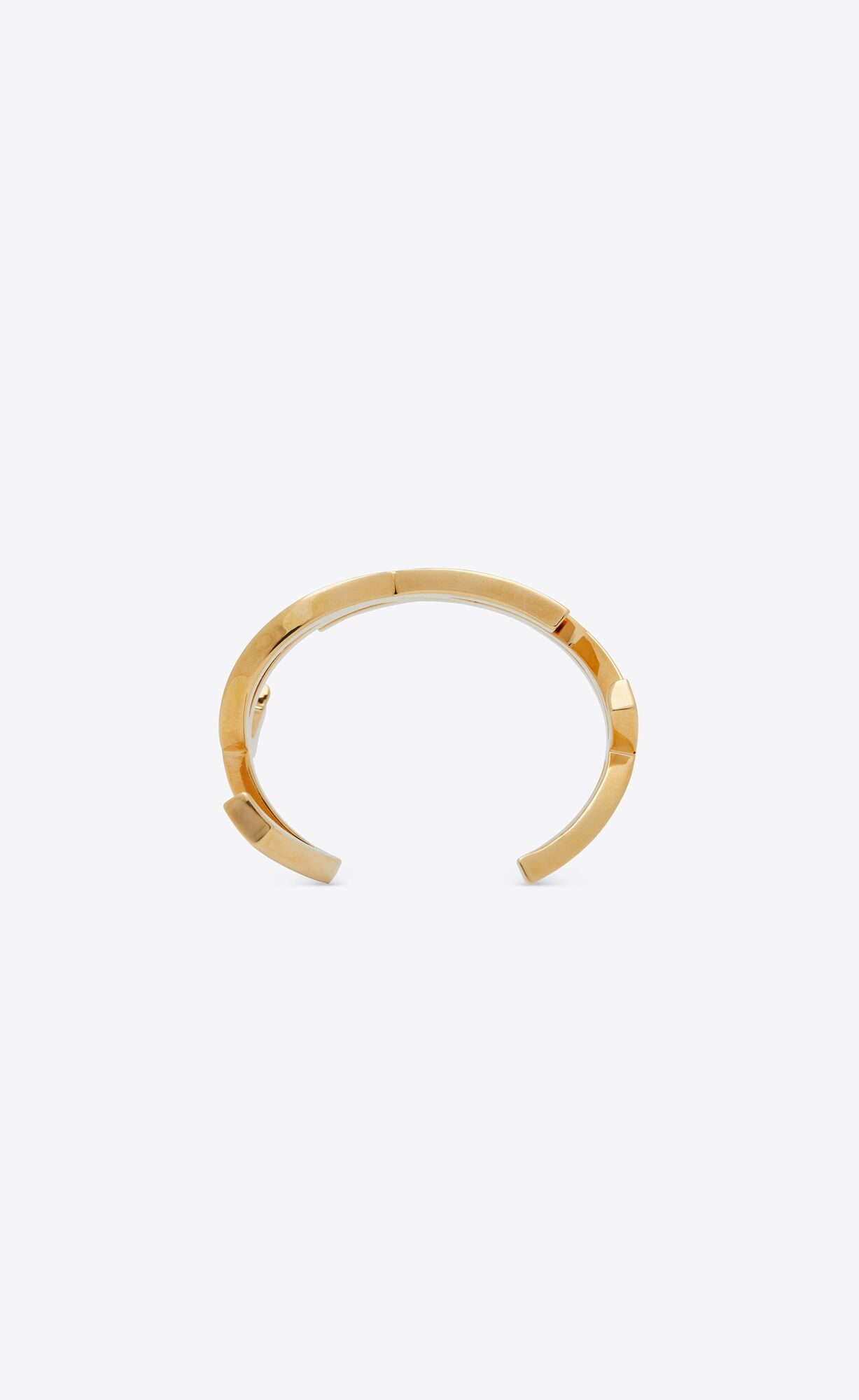 YSL Opyum Twist Cuff Bracelet In Metal Gold | YLXTQ7265