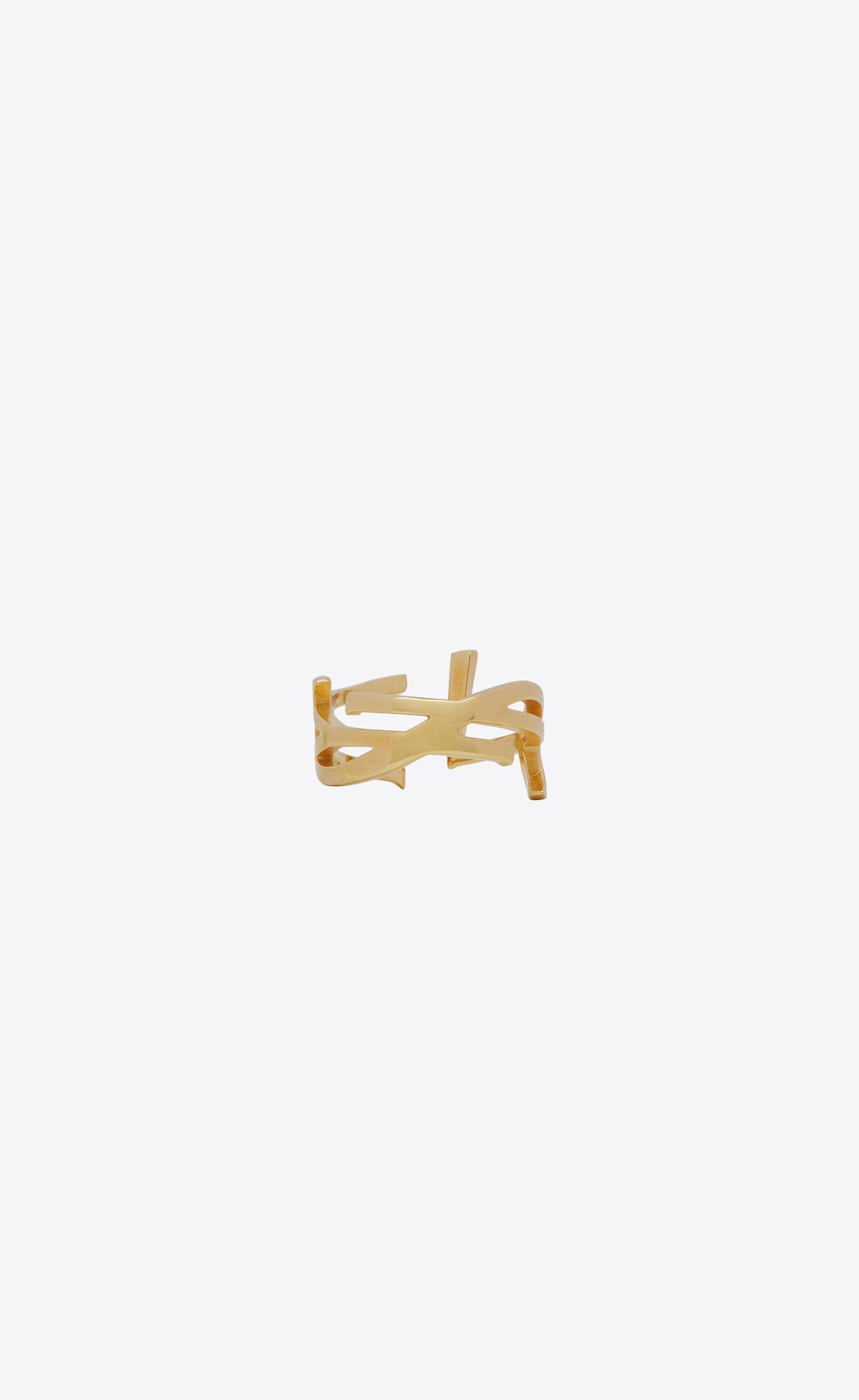 YSL Opyum Twist Ring In Metal Gold | FLWPE3074