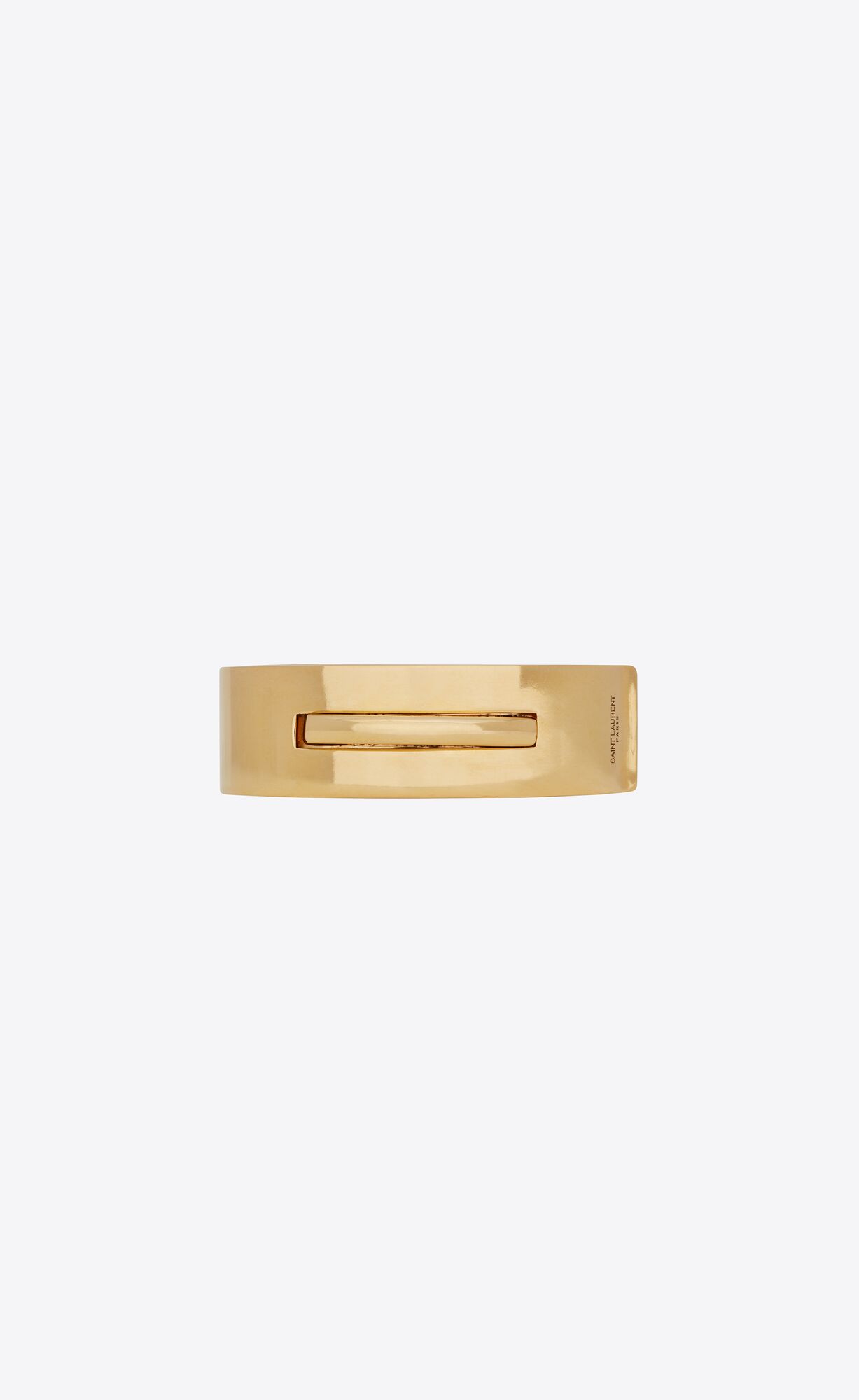 YSL Oversized Closure Bracelet In Metal Gold | FSXIJ4793