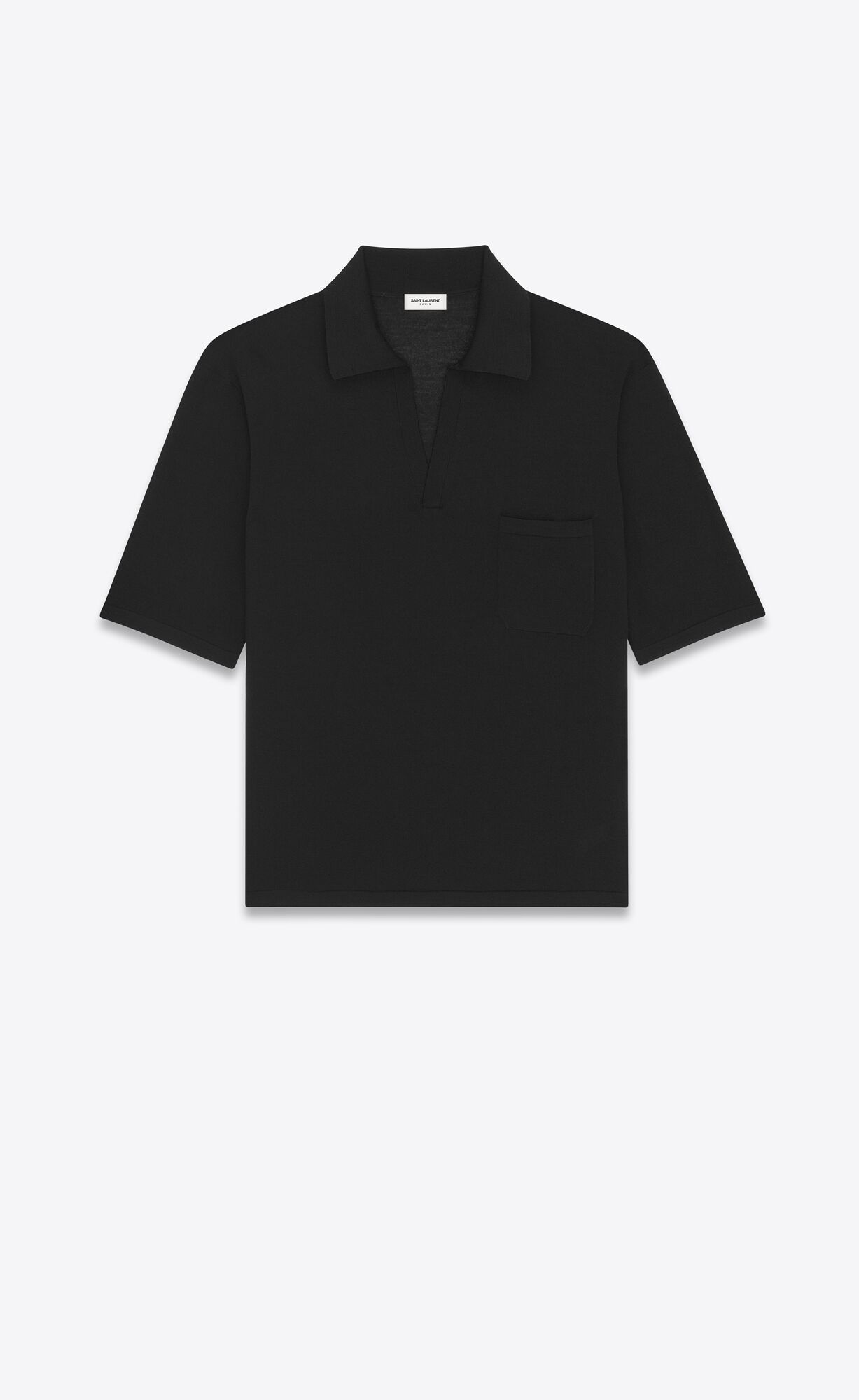 YSL Polo In Wool Black | PFJIR4150