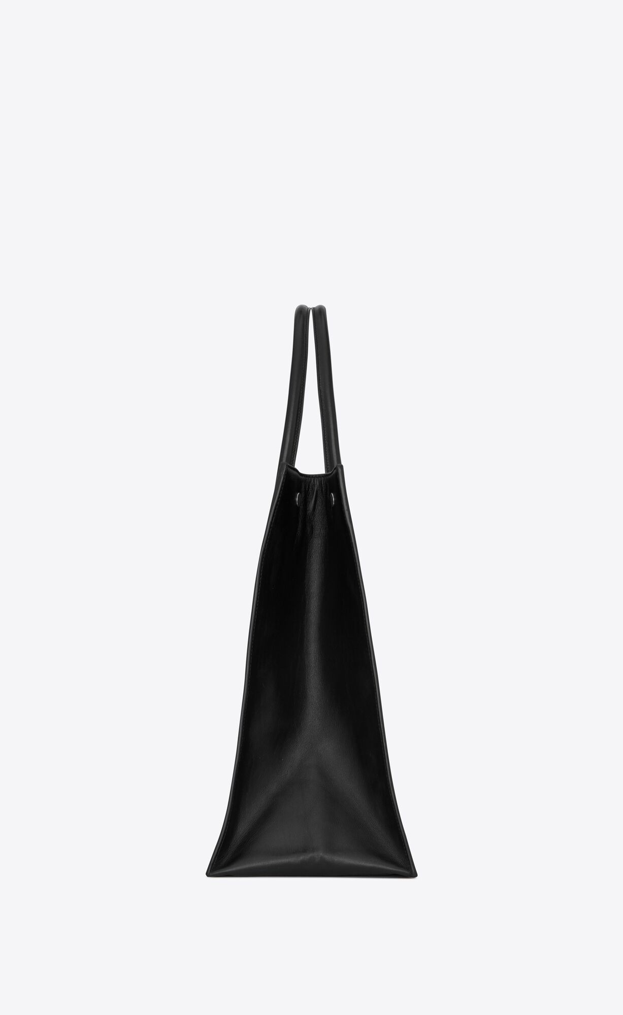 YSL Rive Gauche Large Tote Bag In Smooth Leather Black | QFPJV0367