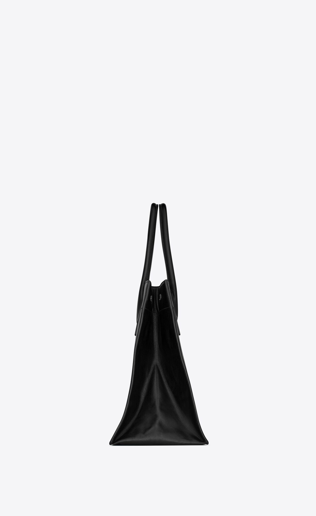 YSL Rive Gauche Small Tote Bag In Smooth Leather Noir | SCGYT7034