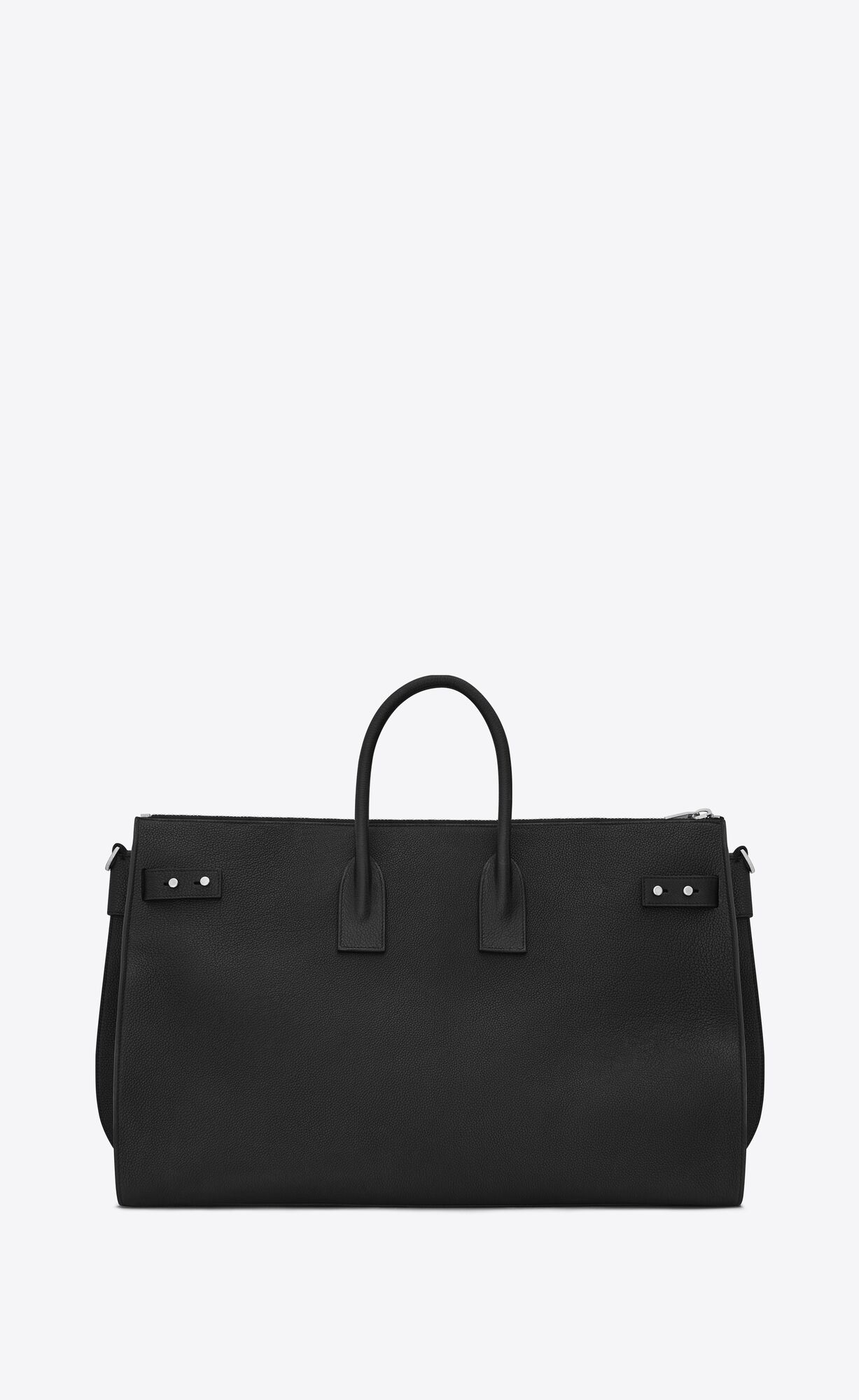 YSL Sac De Jour 48h Duffle Bag In Grained Leather Black | HQKDM8017