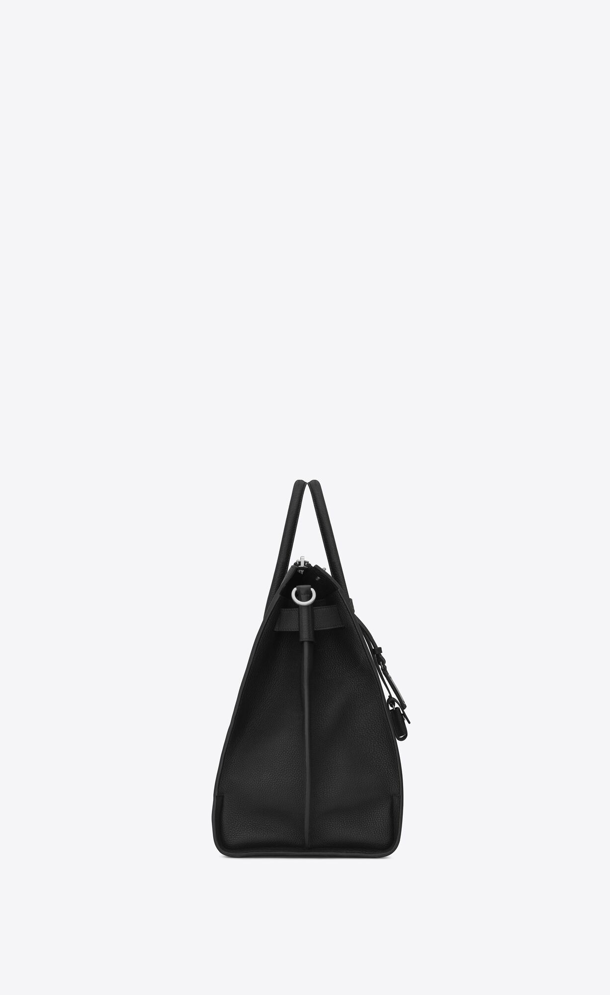 YSL Sac De Jour 48h Duffle Bag In Grained Leather Black | HQKDM8017