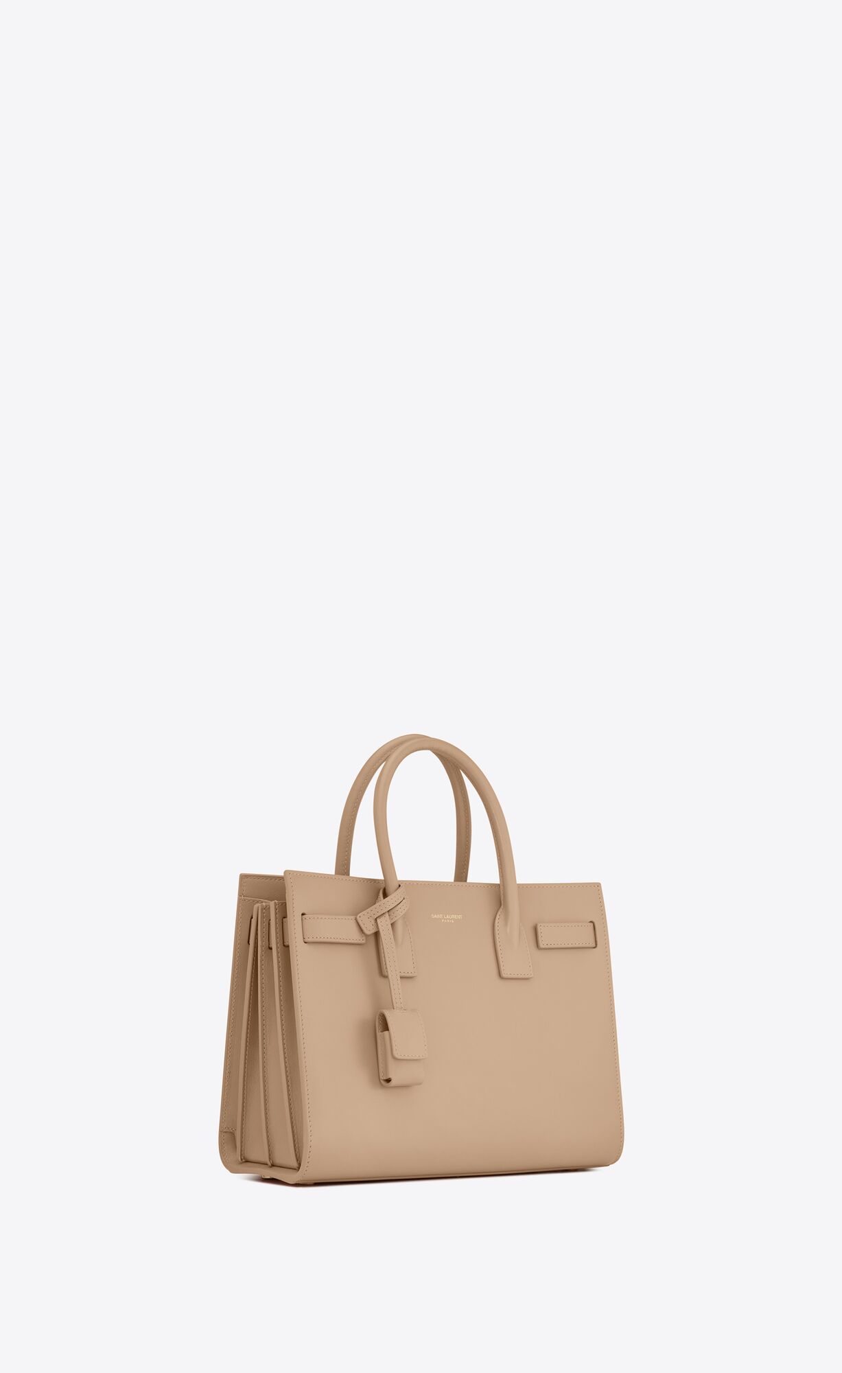 YSL Sac De Jour Baby In Smooth Leather Dark Beige | BODFW4862