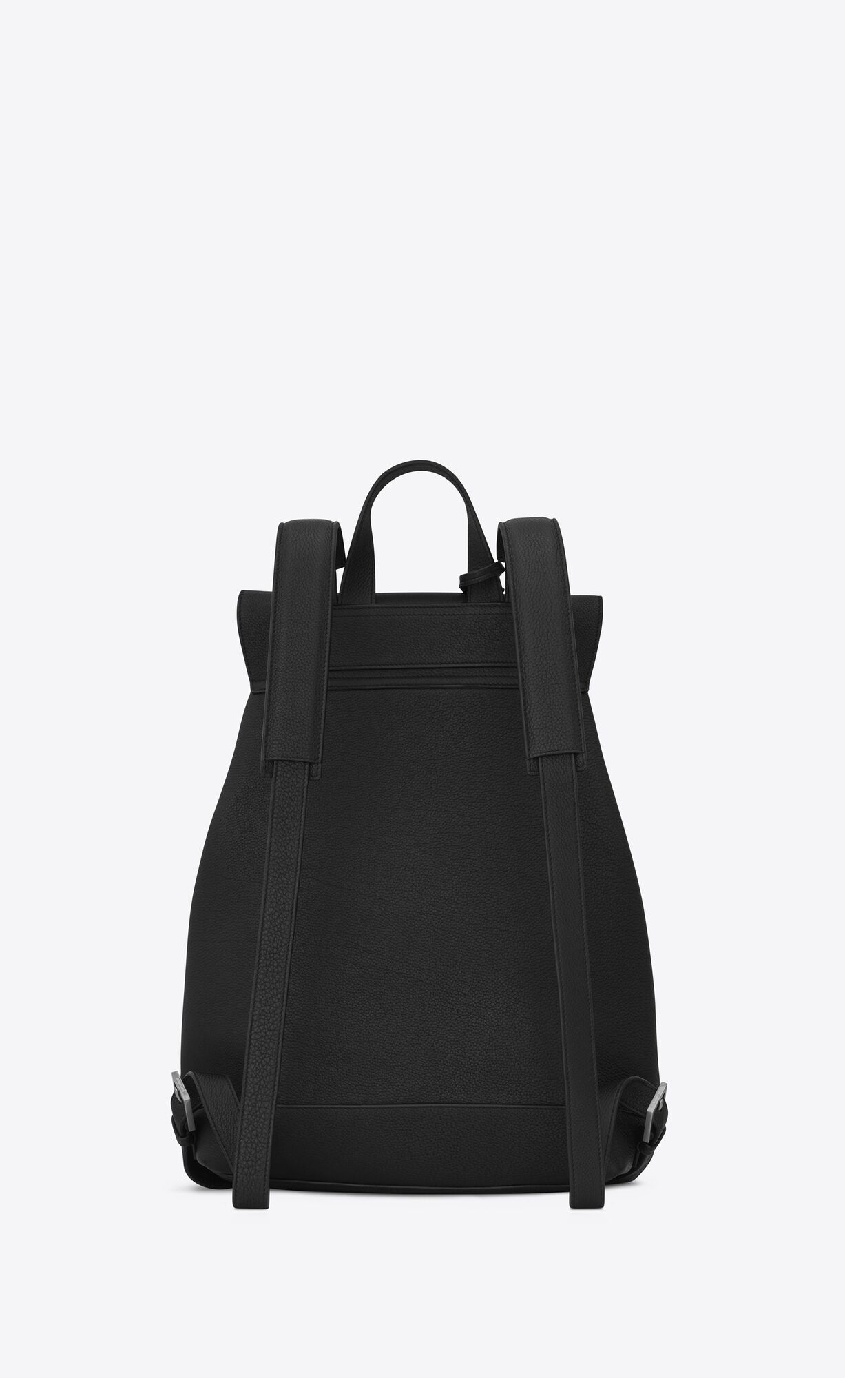 YSL Sac De Jour Backpack In Grained Leather Black | YHZRB8340