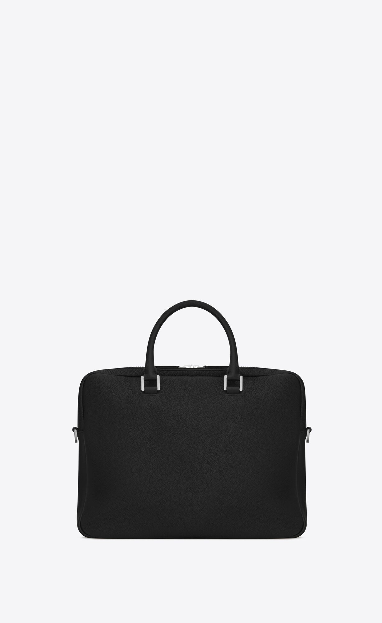 YSL Sac De Jour Briefcase In Grained Leather Black | KMTGY7096