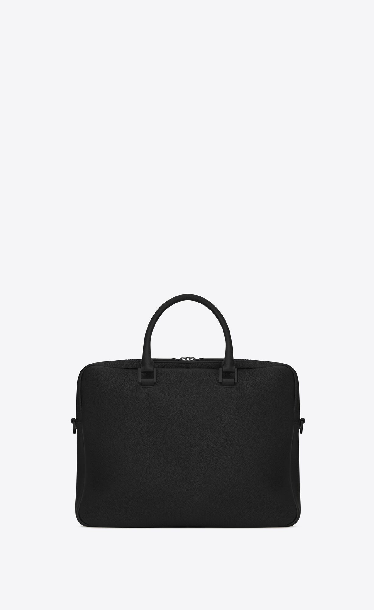 YSL Sac De Jour Briefcase In Grained Leather Black | YAUOZ8341