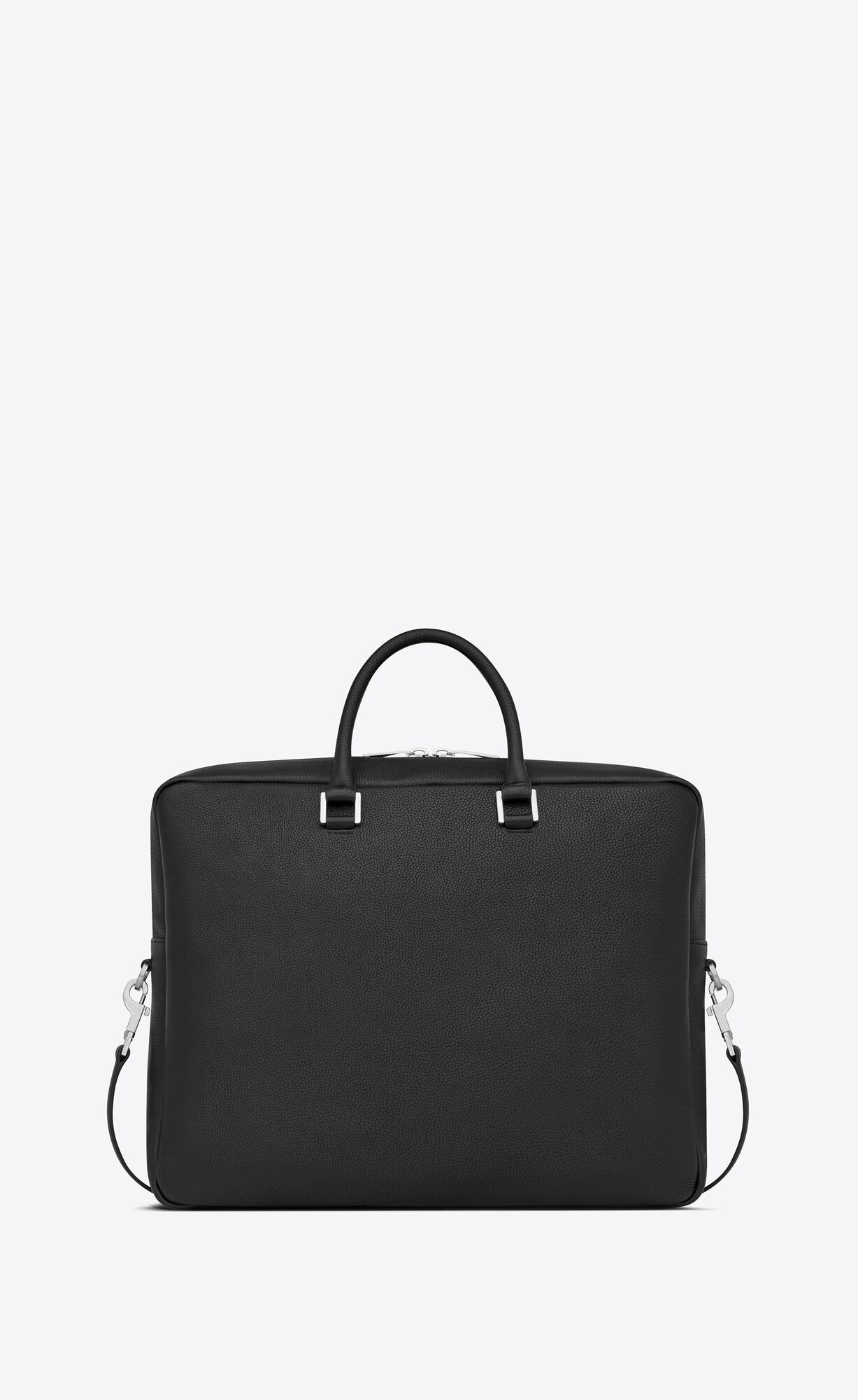 YSL Sac De Jour Large Briefcase In Grained Leather Black | ECWPI1382