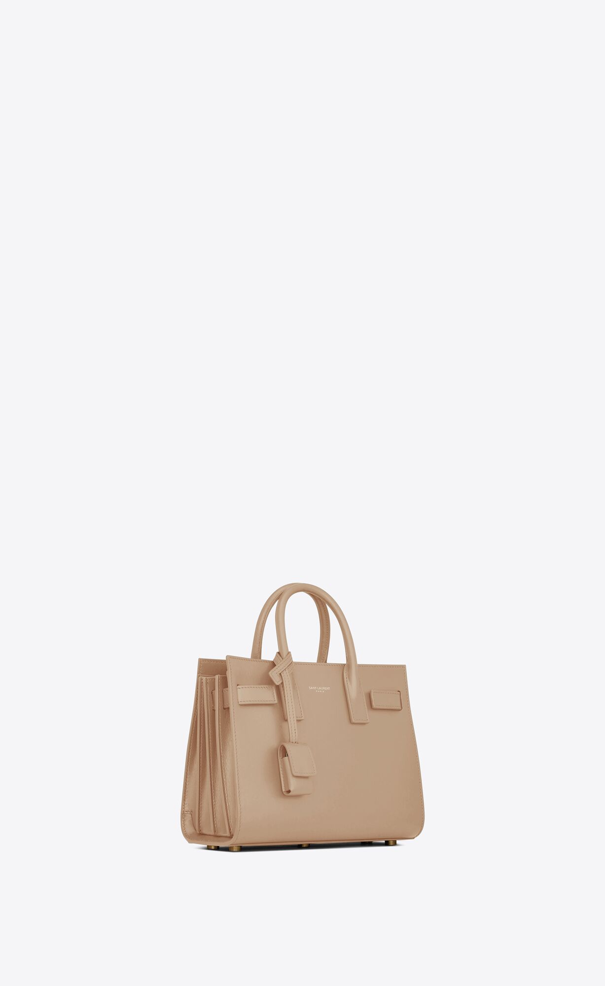 YSL Sac De Jour Nano In Smooth Leather Dark Beige | PMXZQ5386