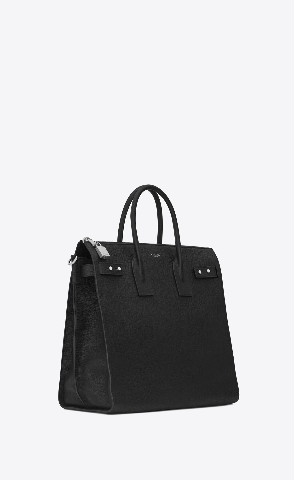 YSL Sac De Jour North/South In Grained Leather Black | YBQVU1830