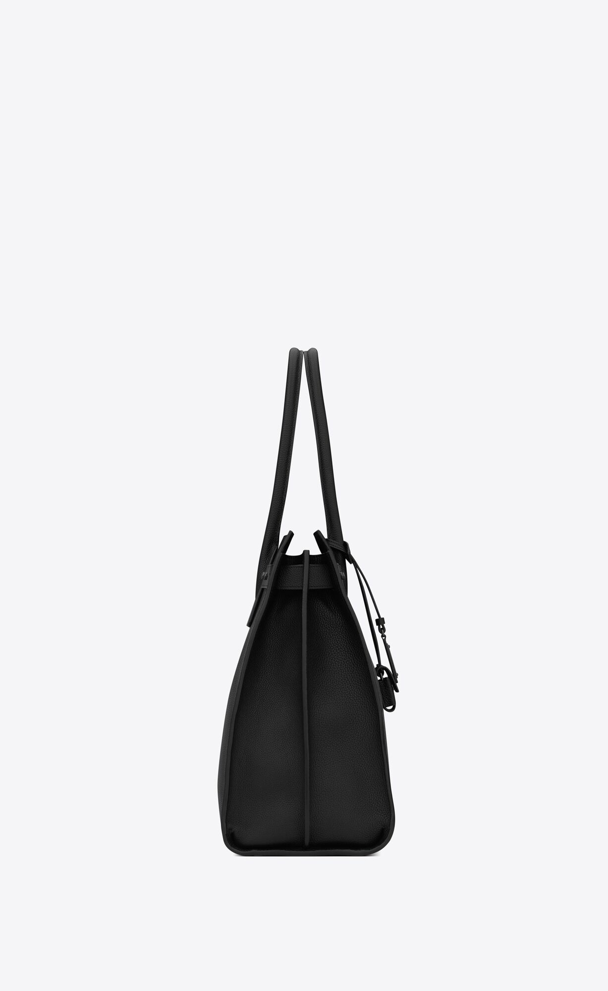 YSL Sac De Jour North/South Tote In Grained Leather Black | EAUSM1084