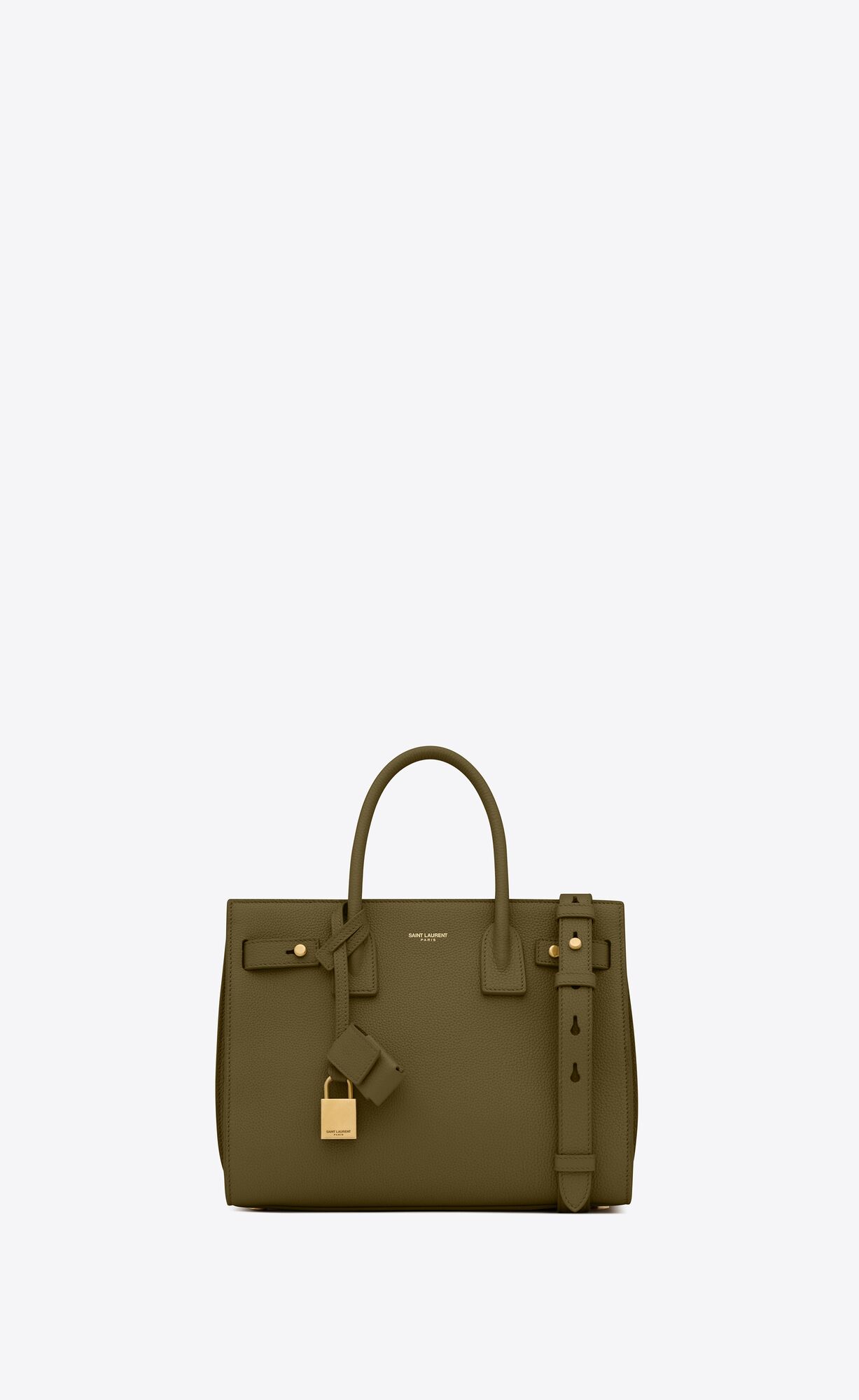 YSL Sac De Jour Supple Baby In Grained Leather Loden Green | XYGQZ9384