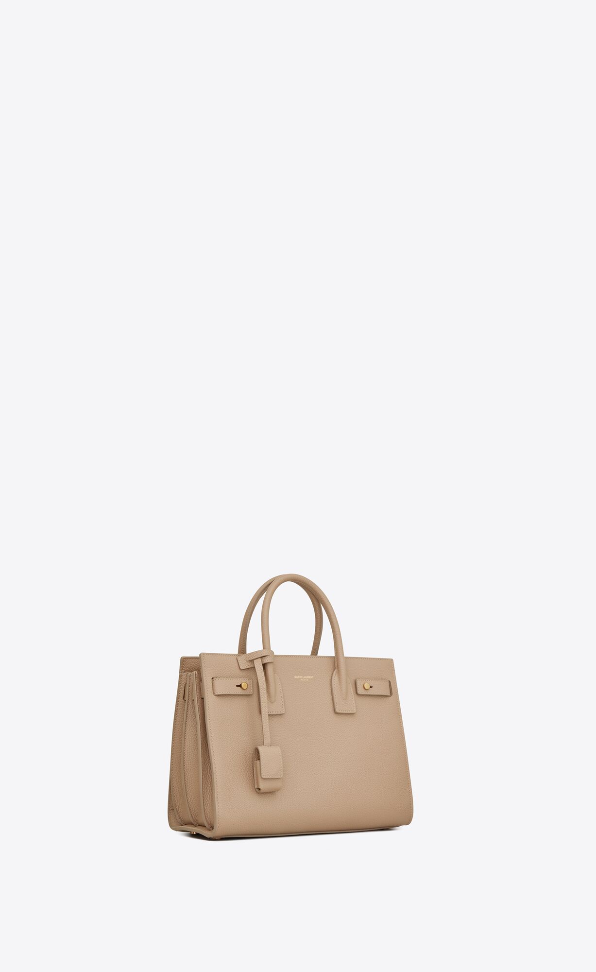 YSL Sac De Jour Supple Nano In Grained Leather Dark Beige | AXPMR6013