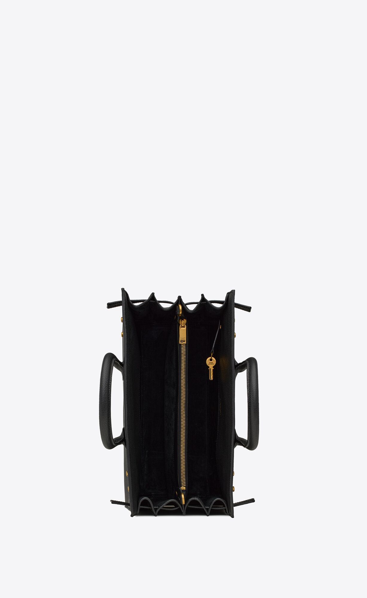 YSL Sac De Jour Supple Small In Grained Leather Black | NUYKD5371