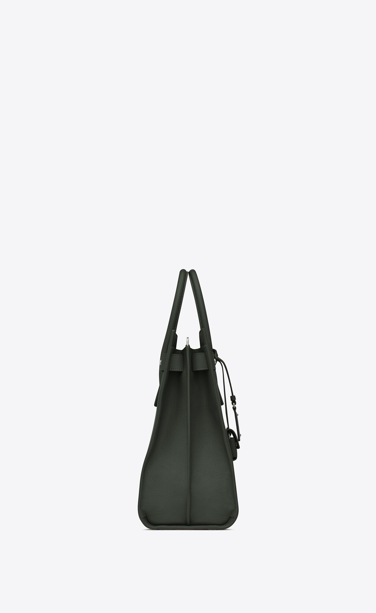 YSL Sac De Jour Thin Large In Grained Leather Dark Green | CWFKV2138