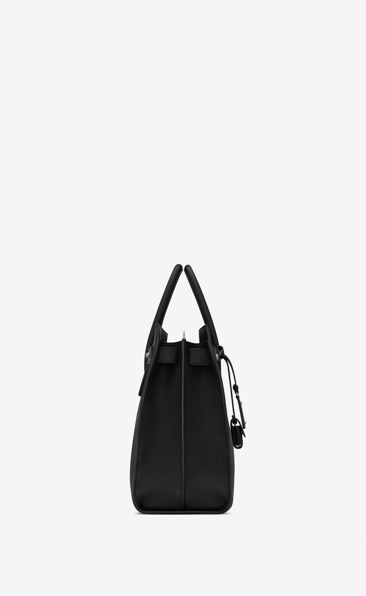 YSL Sac De Jour Thin Large In Grained Leather Black | GXDHO8195