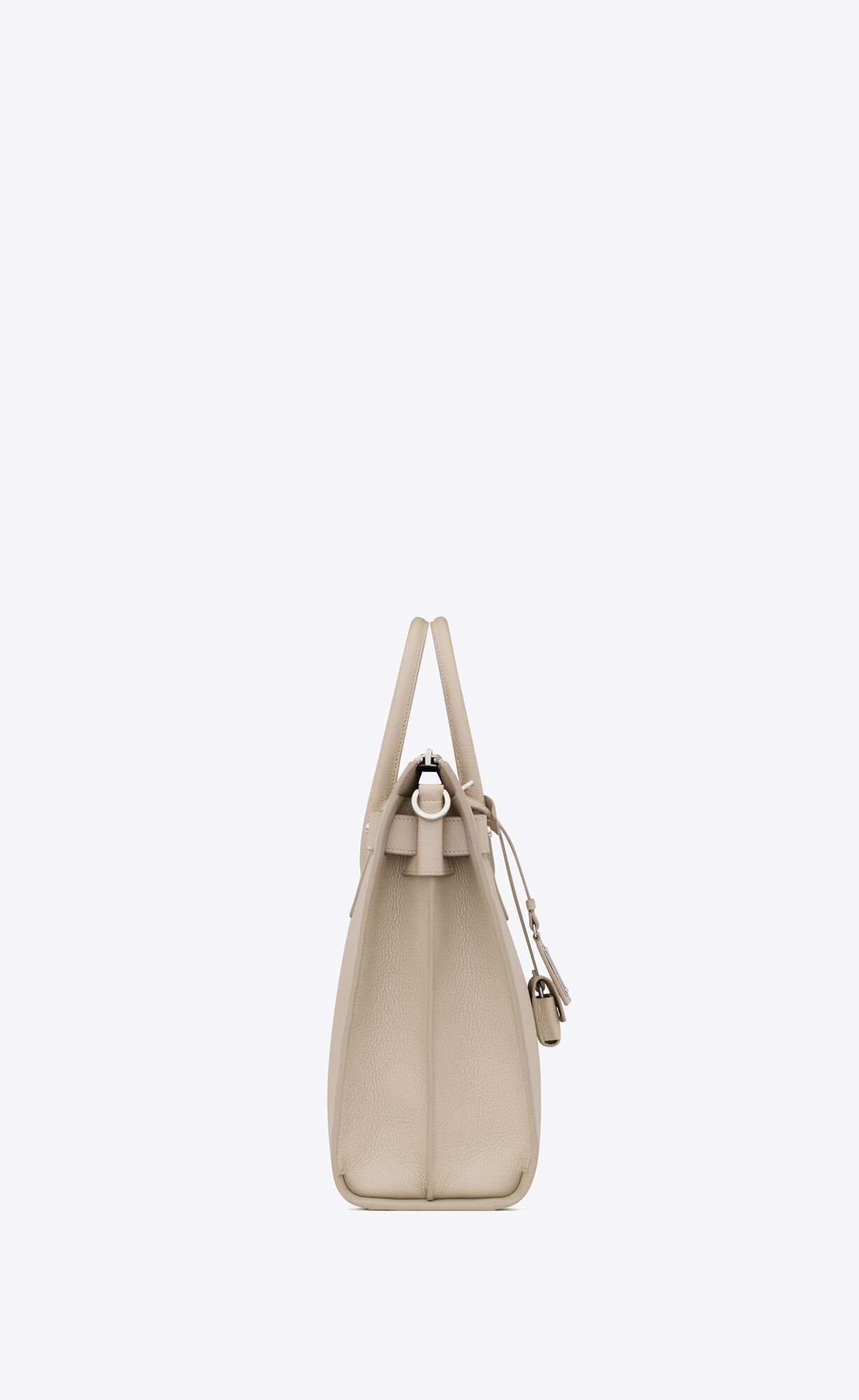 YSL Sac De Jour Thin Large In Grained Leather Sea Salt | ZETSL4750