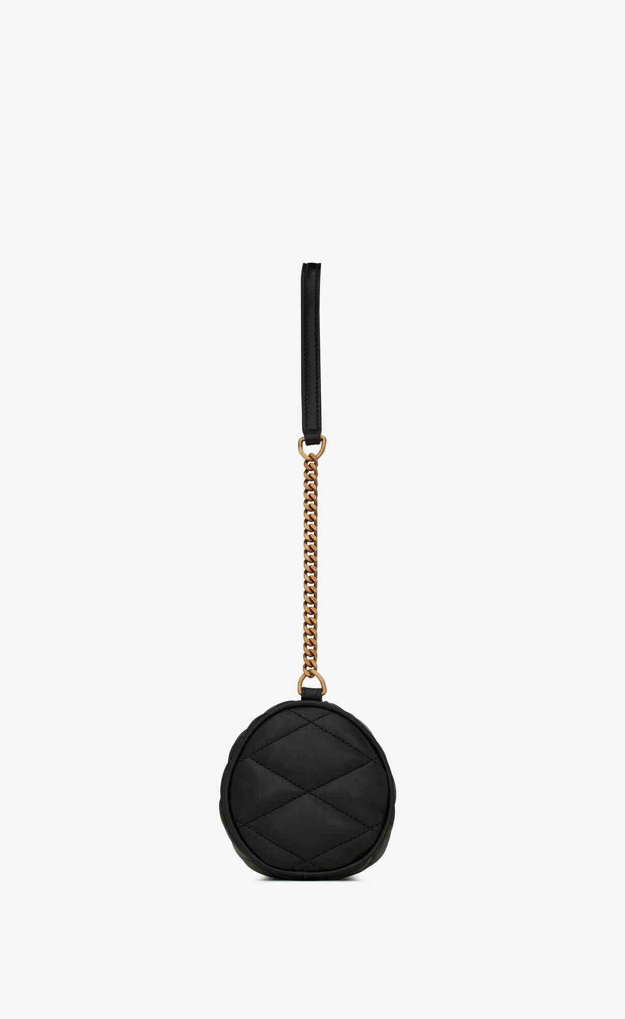 YSL Sade Mini Tube Bag In Quilted Lambskin Black | KIQXH8765