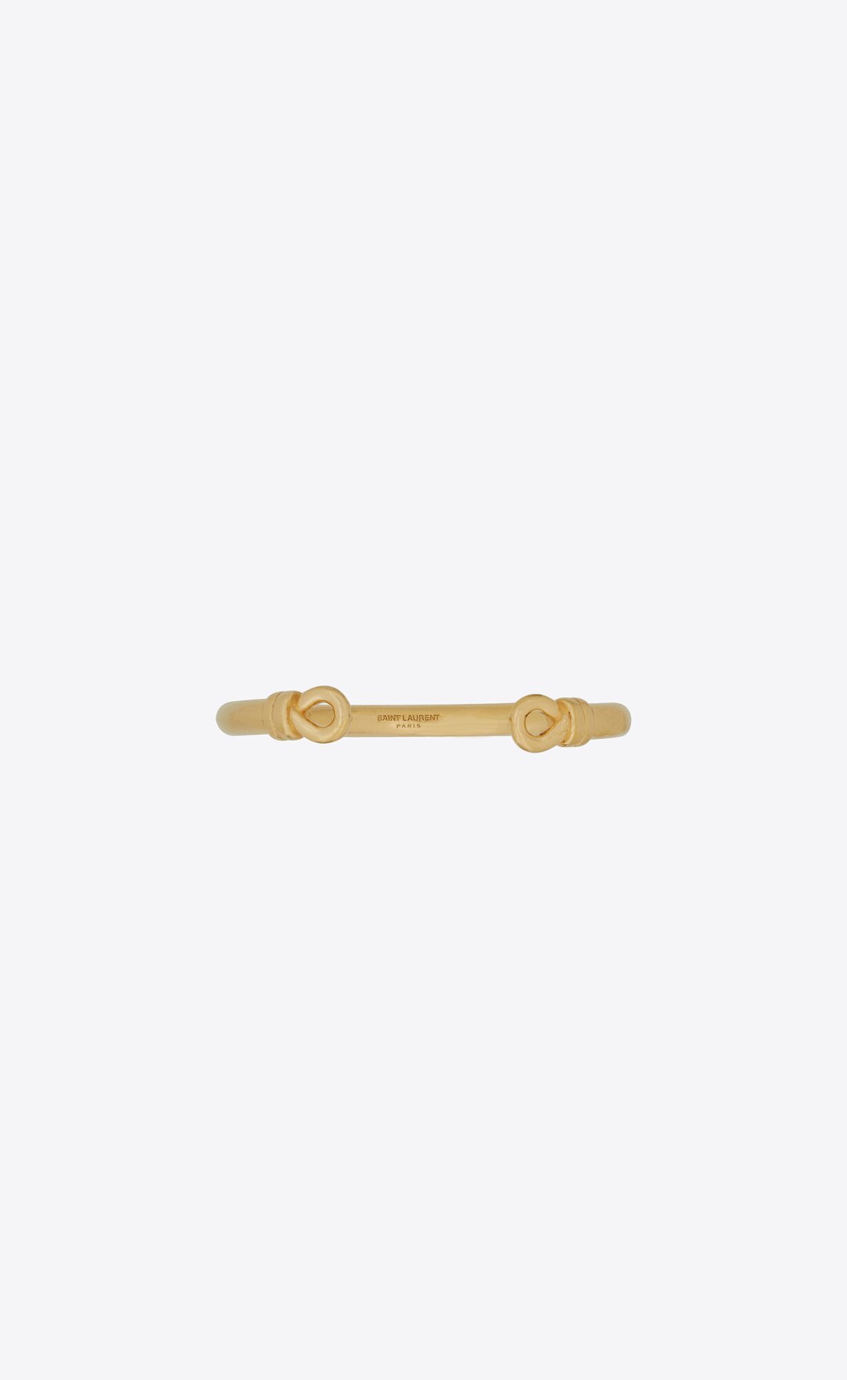 YSL Sailor Knot Cuff Bracelet In Metal Gold | UKVMR8104