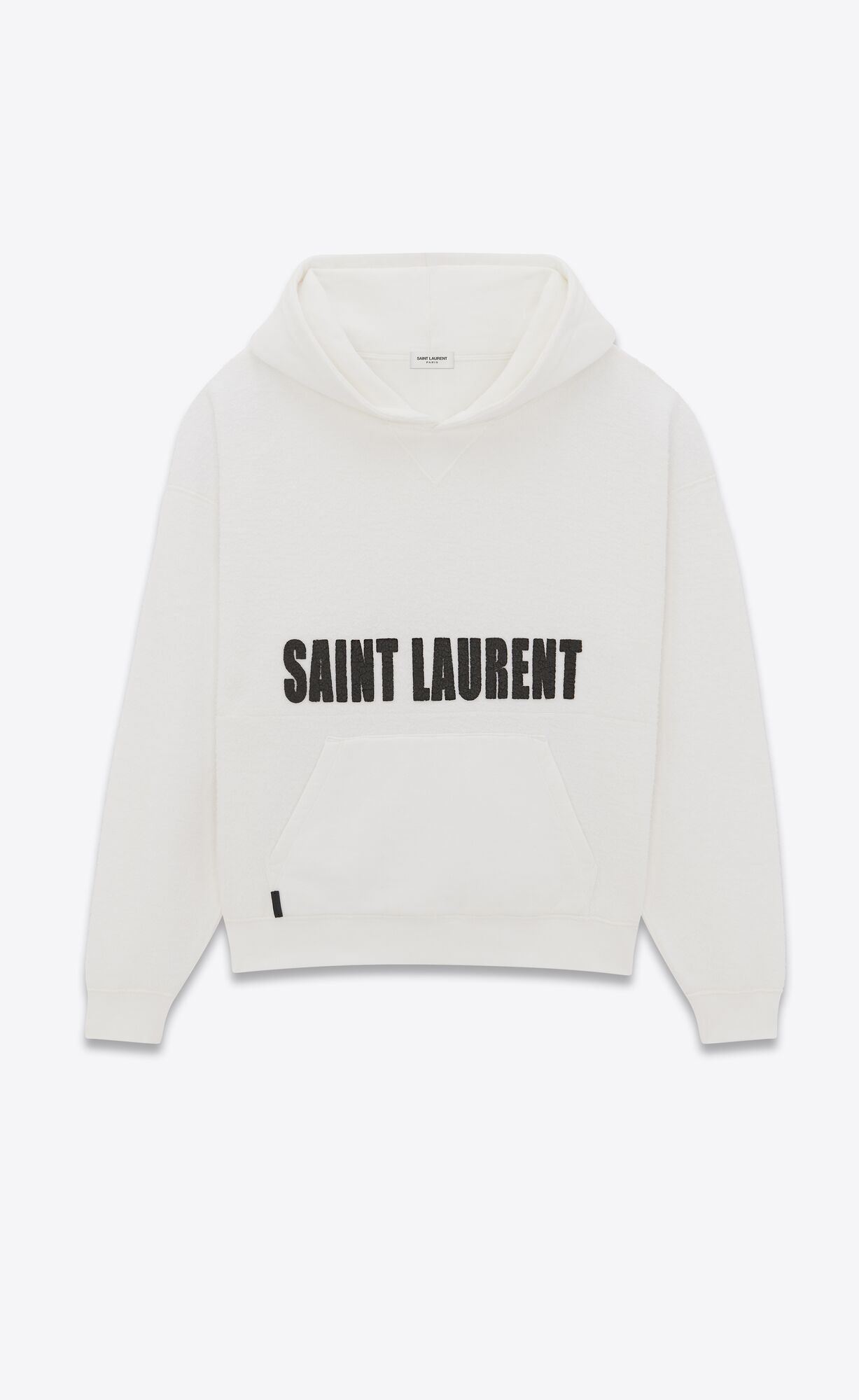 YSL Saint Laurent Agafay Hoodie Naturel Et Noir | DYESK1068