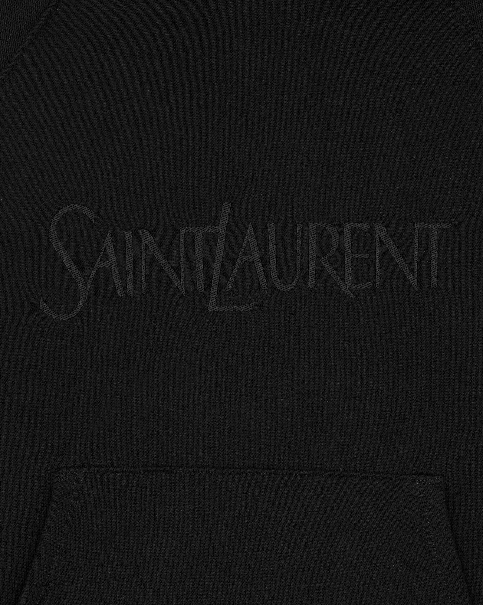 YSL Saint Laurent Hoodie Black | YNUMW9120